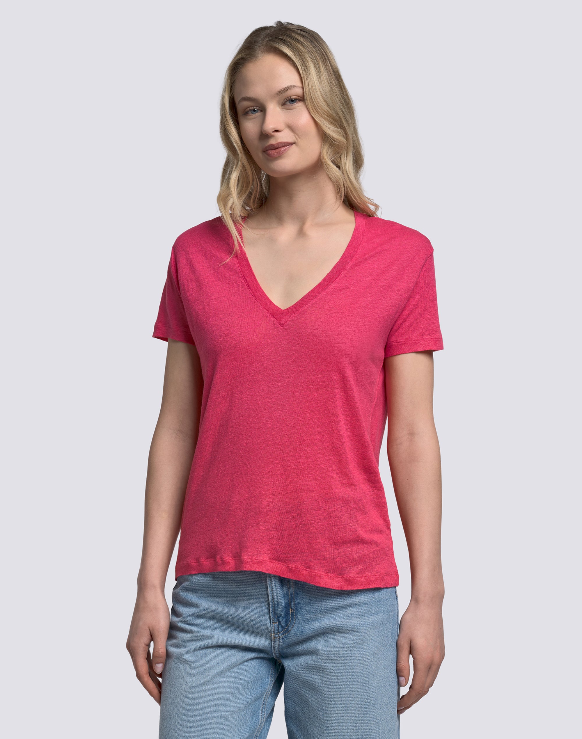sundek-t-shirt-donna-a-mezze-maniche-in-lino image 4
