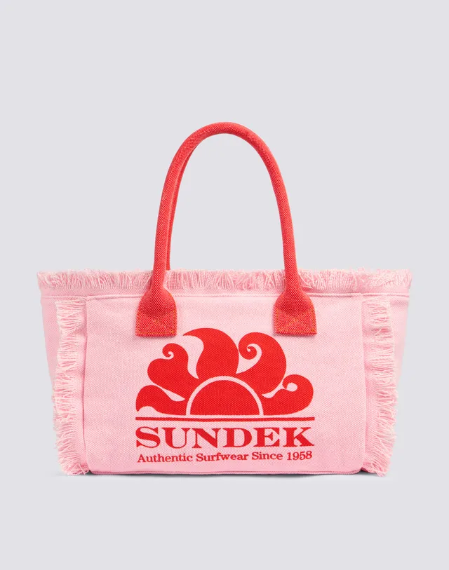 sundek-tote-bag-regular-stone-washeded-con-frange image 1