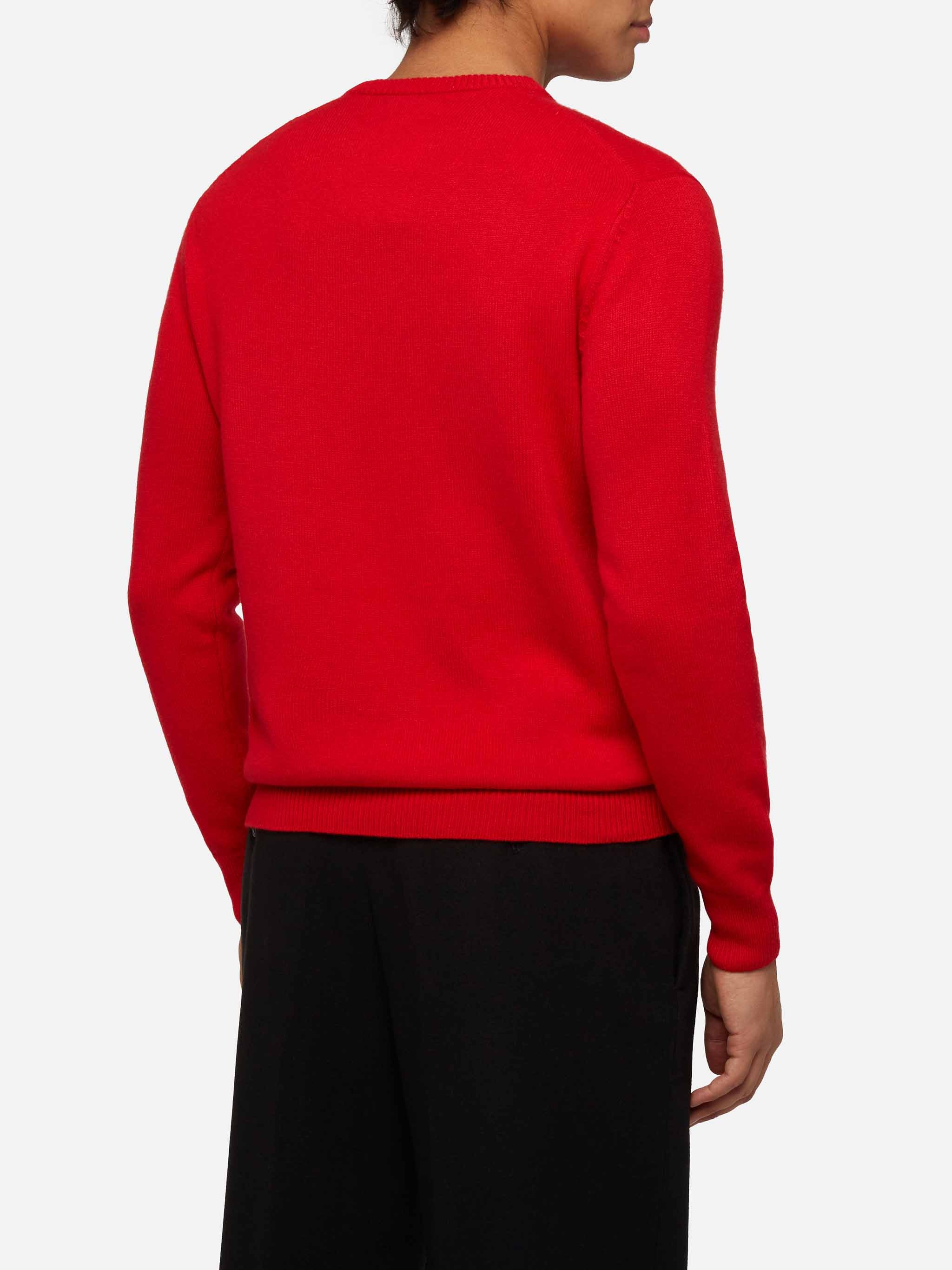 mc2-saint-barth-heron-maglione-uomo-girocollo-jacquard-snoopy-peanuts-special-ed image 4