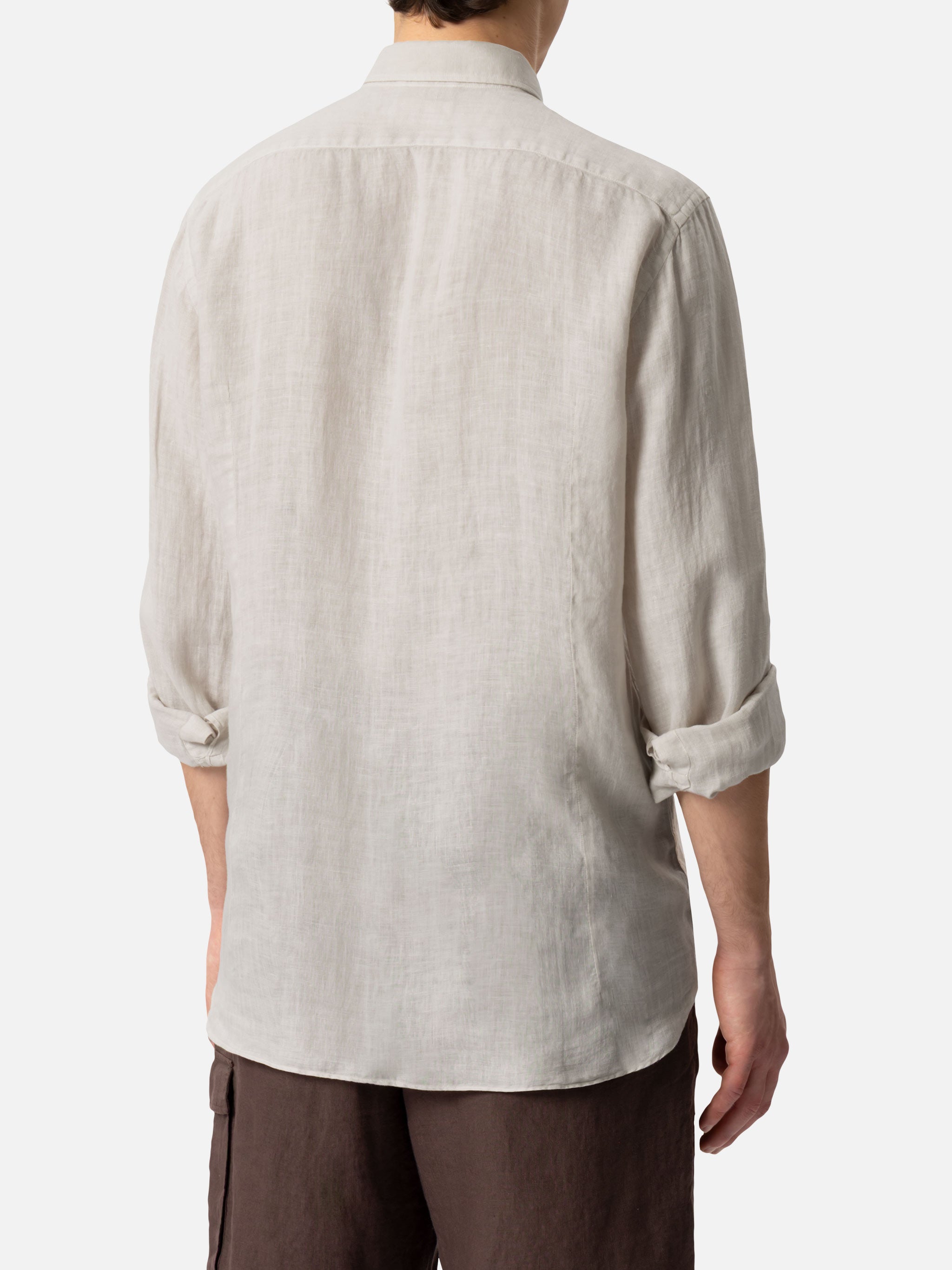 mc2-saint-barth-pamplona-camicia-uomo-in-lino-bianco-sporco image 3