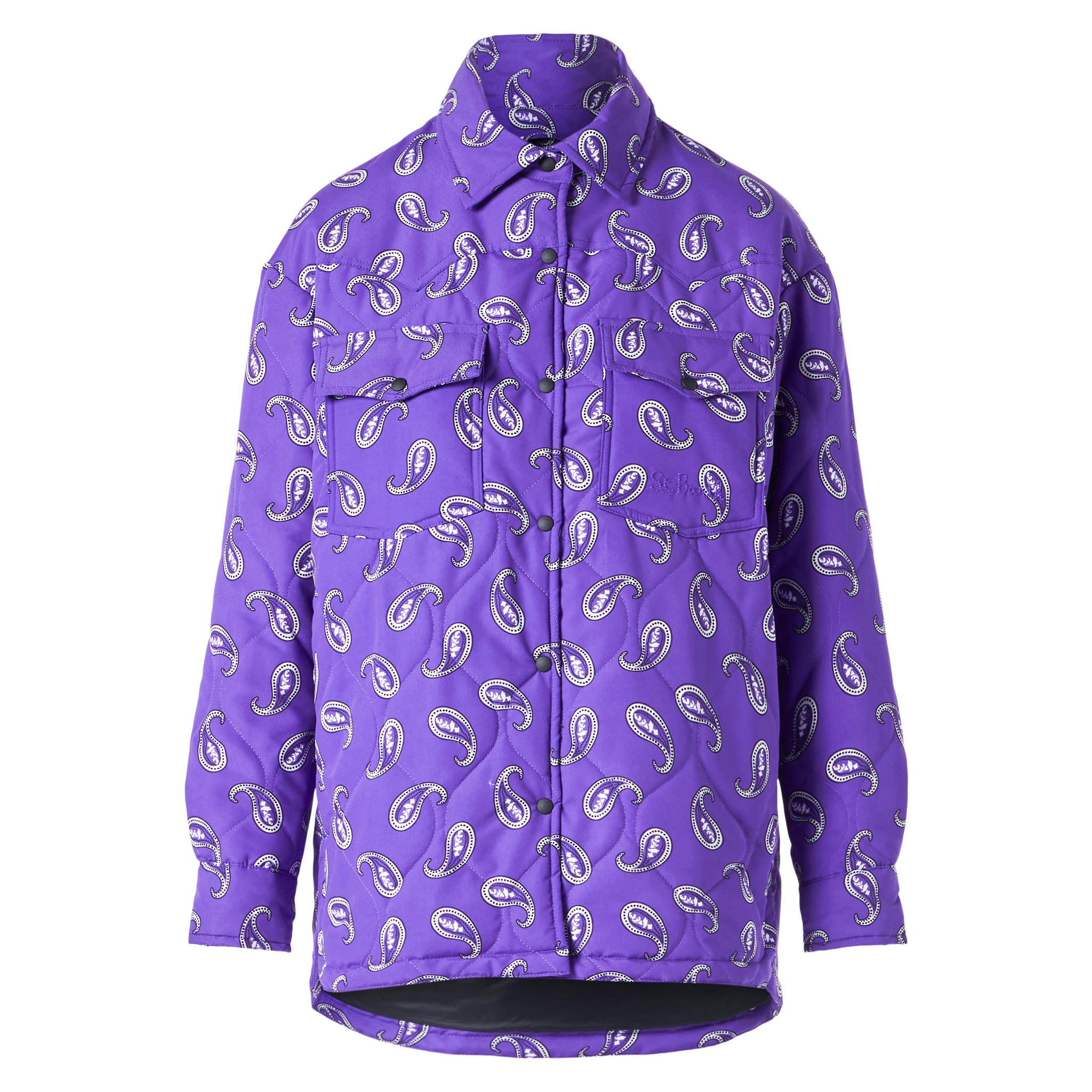 mc2-saint-barth-giacca-kimmy-donna-trapuntata-viola-paisley-oversize image 4