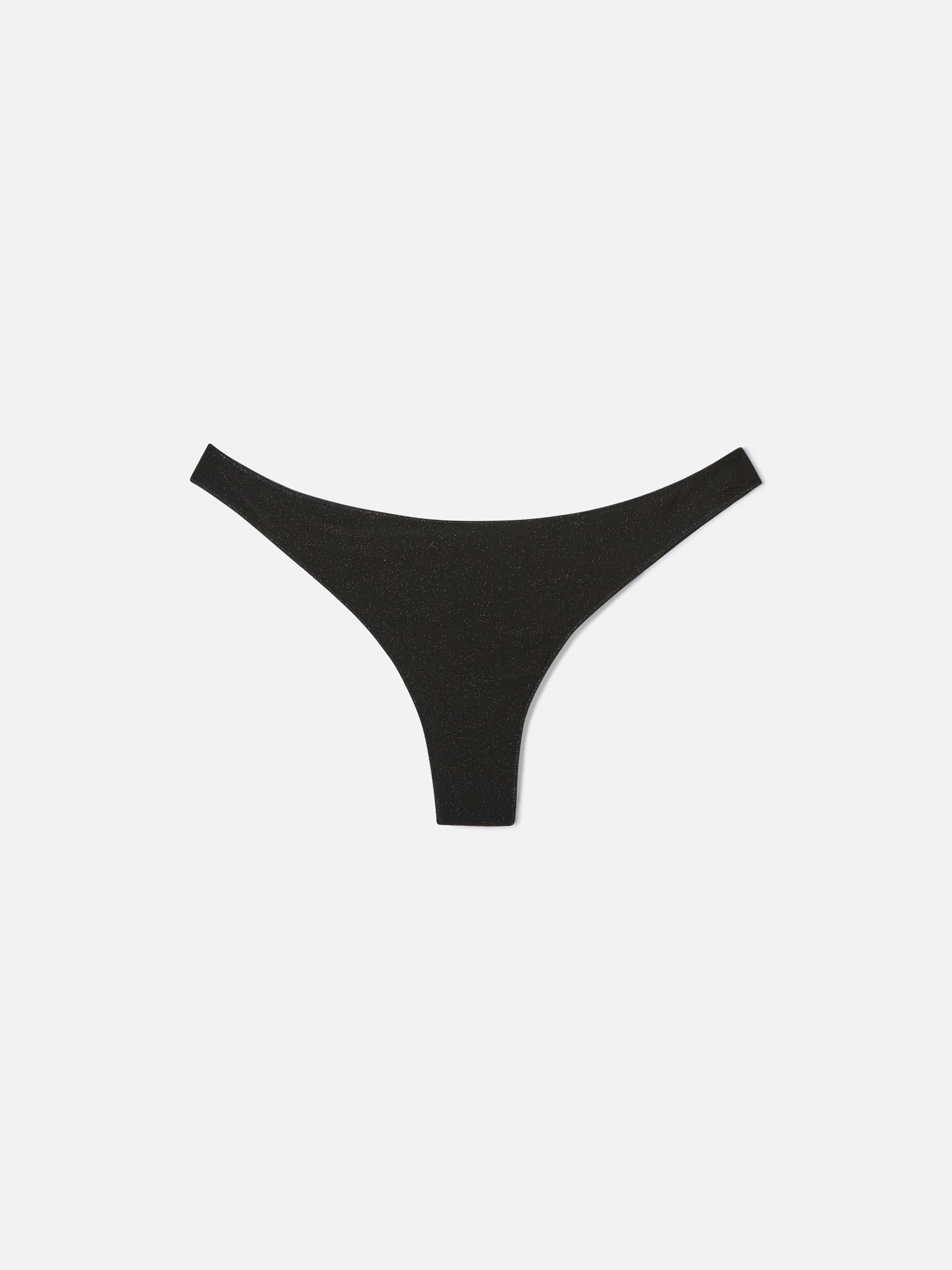 mc2-saint-barth-naomi-slip-cheeky-donna-in-lurex-nero image 1