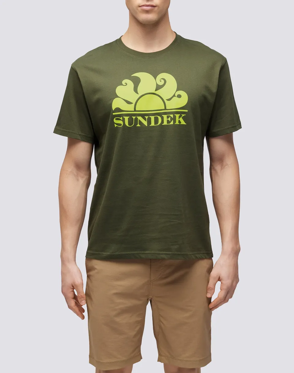 sundek-t-shirt-uomo-girocollo-in-cotone-con-maxi-logo image 1