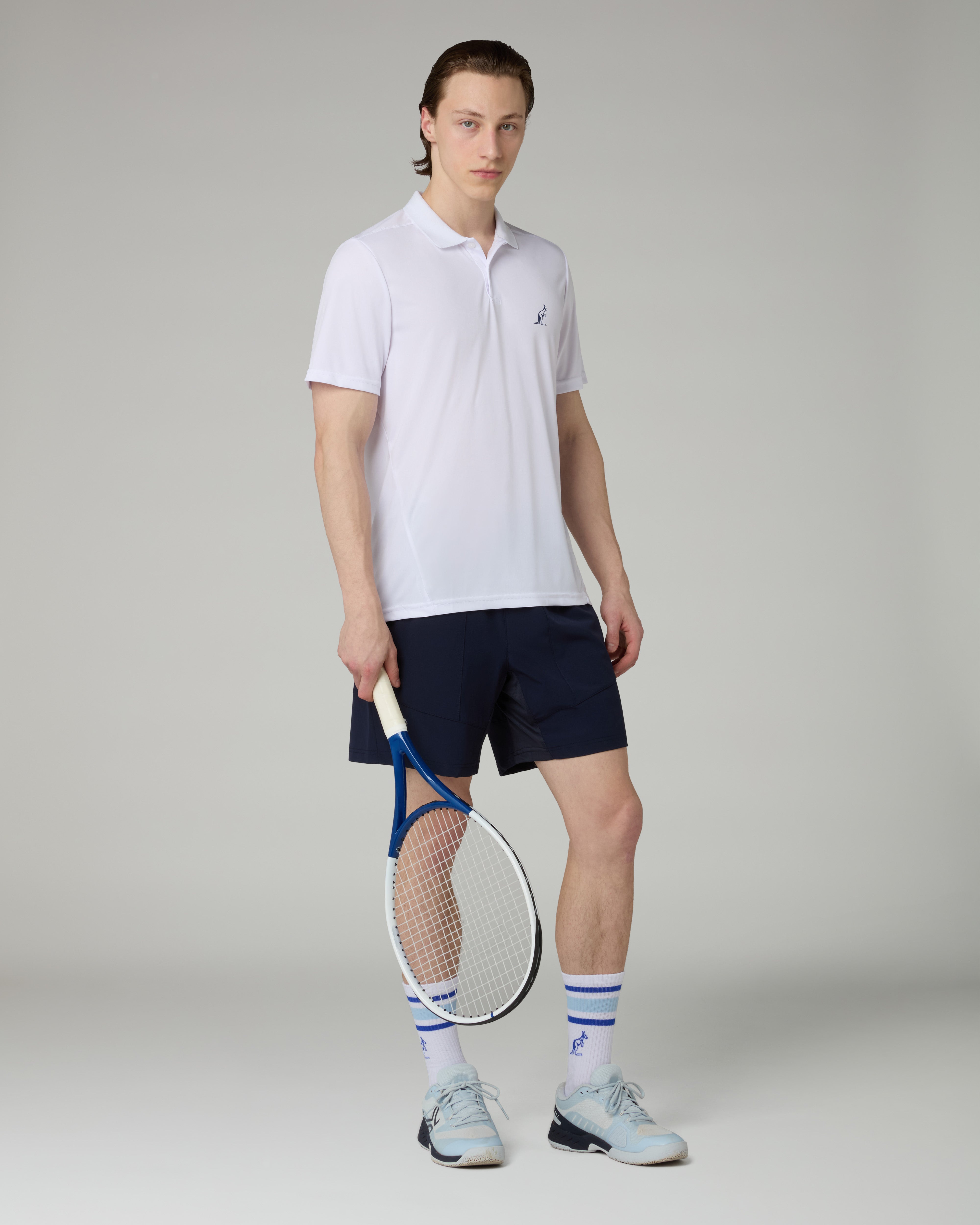 australian-court-polo-shirt-bianca-in-tessuto-ace-tecnico image 2