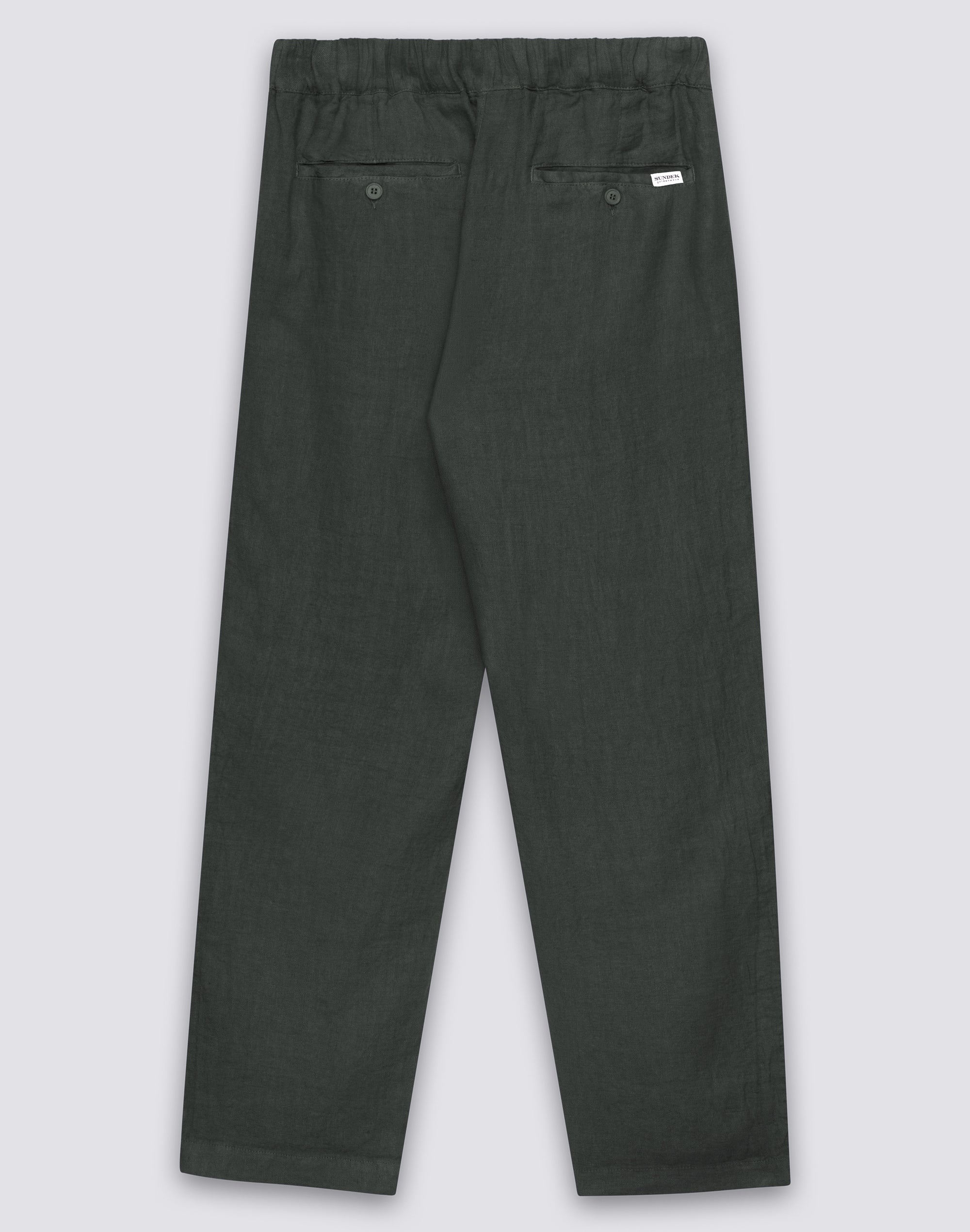 sundek-gm014trli5tc-pantaloni-uomo-lunghi-in-lino-a-vita-elasticata image 2