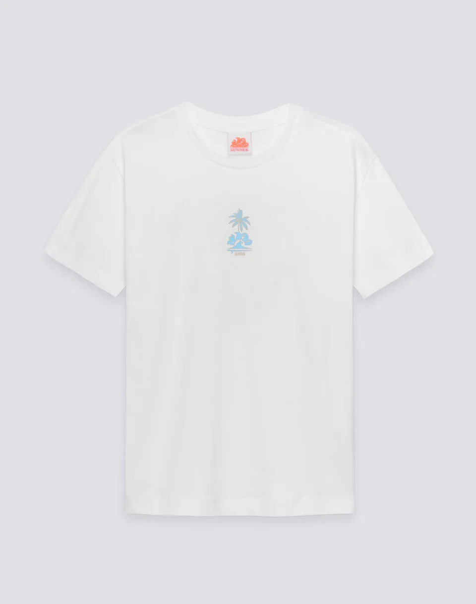 sundek-t-shirt-donna-stampa-good-vibes-only image 1