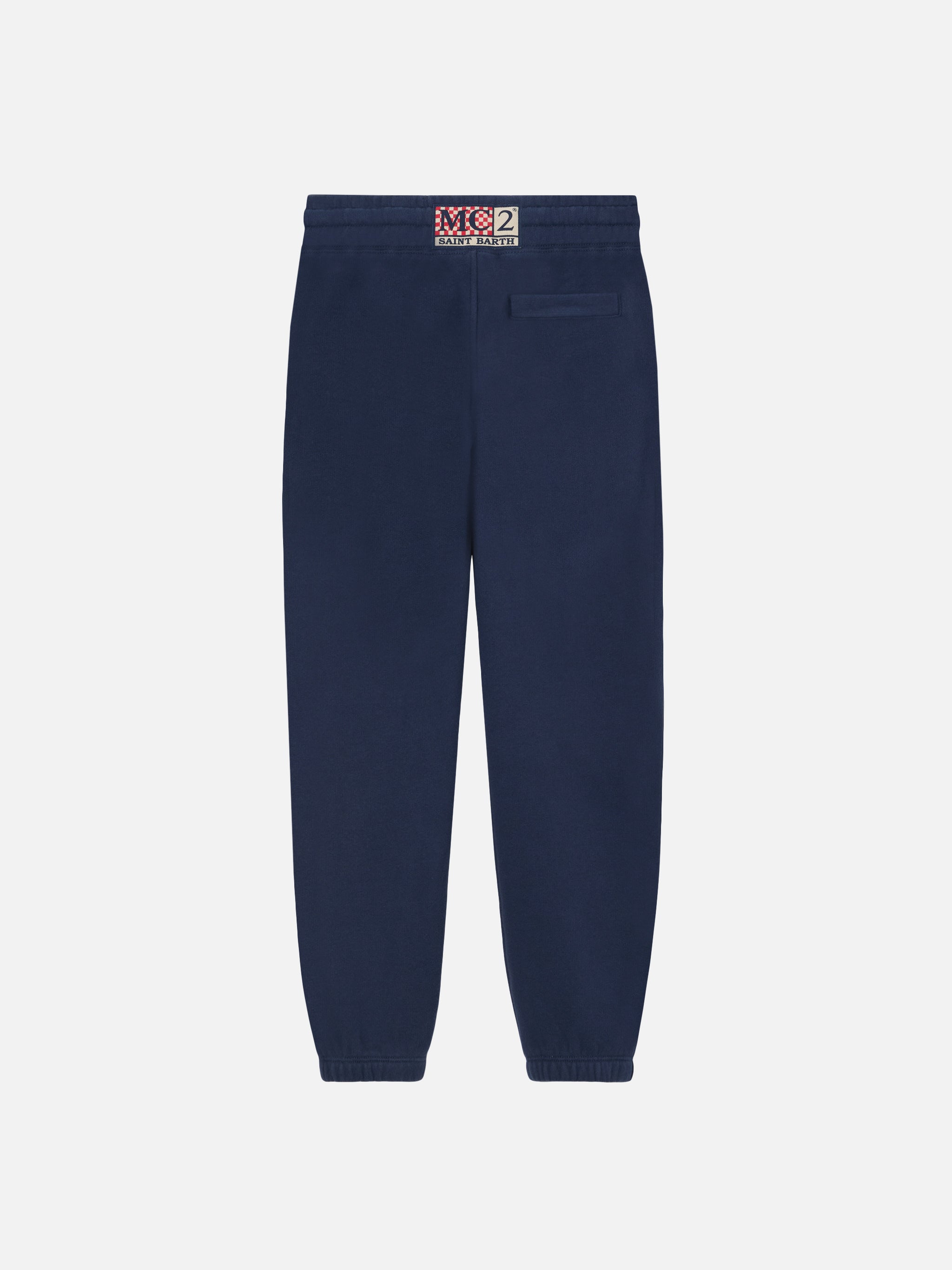 mc2-saint-barth-bolt-jr-pantaloni-jogger-bambino-in-cotone-blu image 2