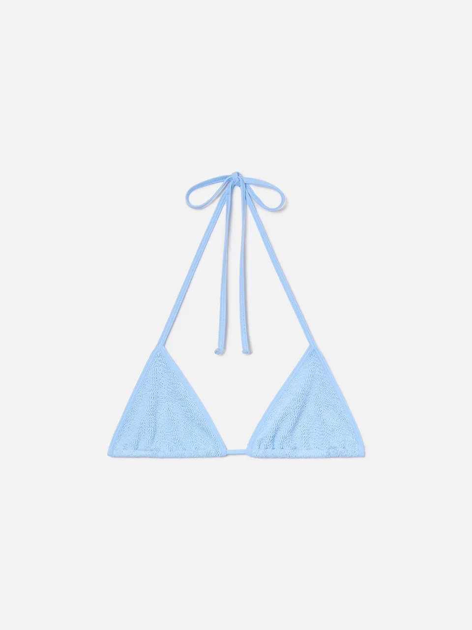 mc2-saint-barth-top-bikini-leah-string-a-triangolo-azzurro-con-profili-bianchi image 1