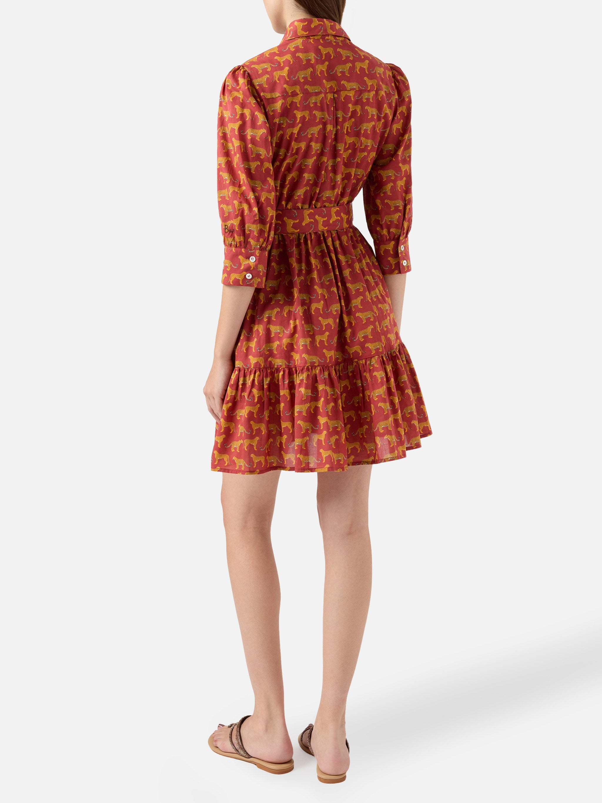 mc2-saint-barth-eloise-abito-corto-donna-cotone-stampa-animalier image 3