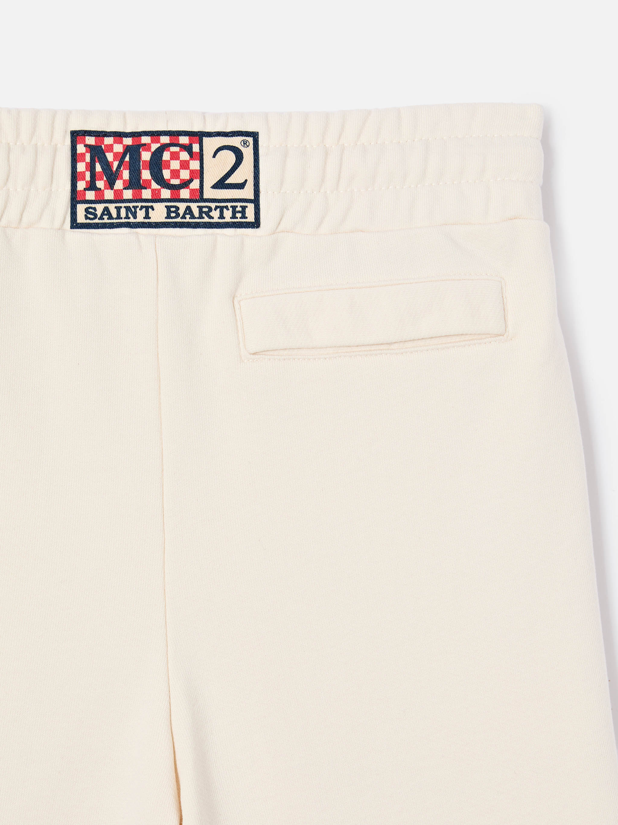 mc2-saint-barth-randle-jr-shorts-bambino-in-cotone-panna image 3