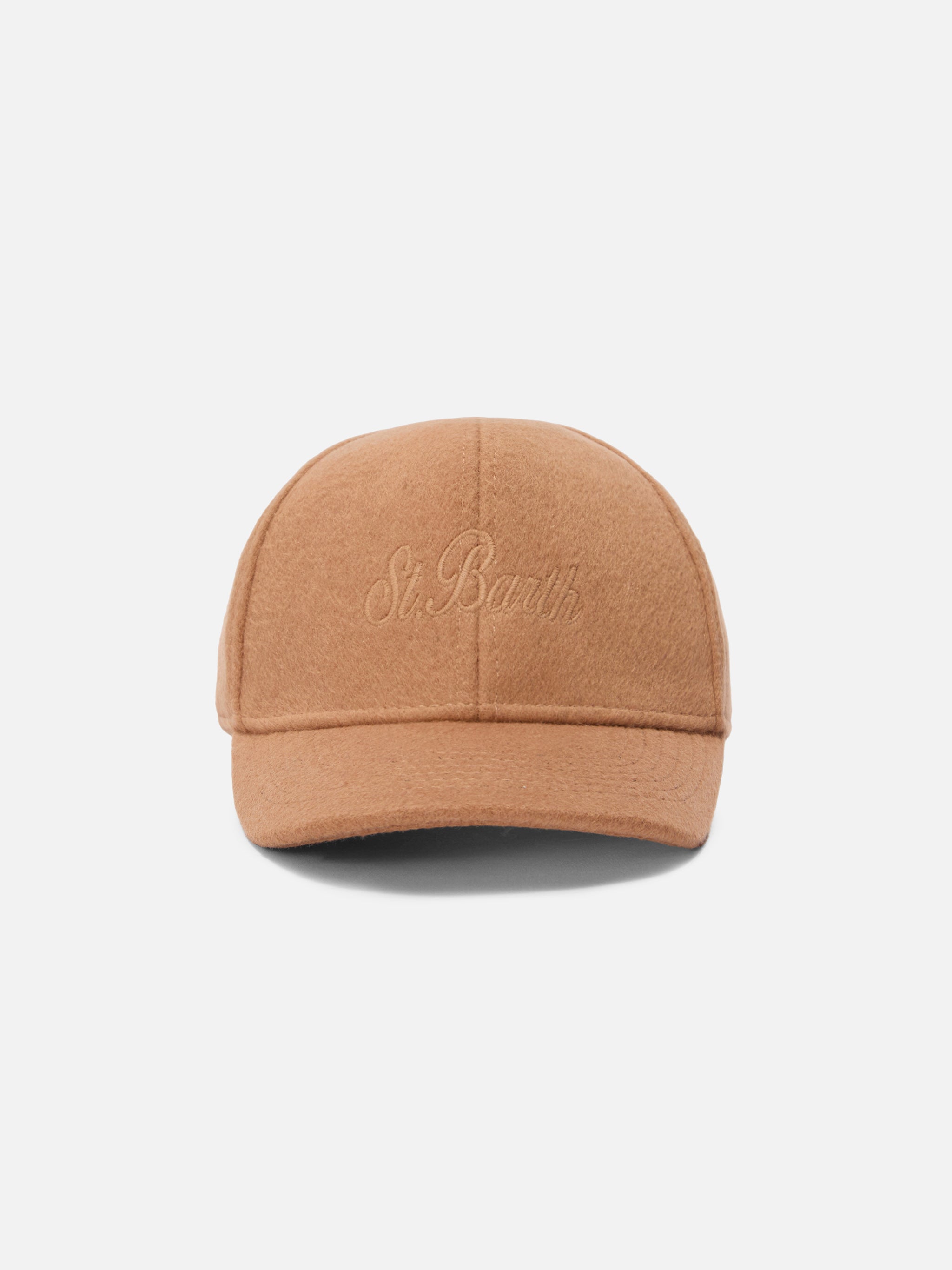 mc2-saint-barth-cappello-baseball-felt-cammello-in-misto-lana-taglia-unica image 1