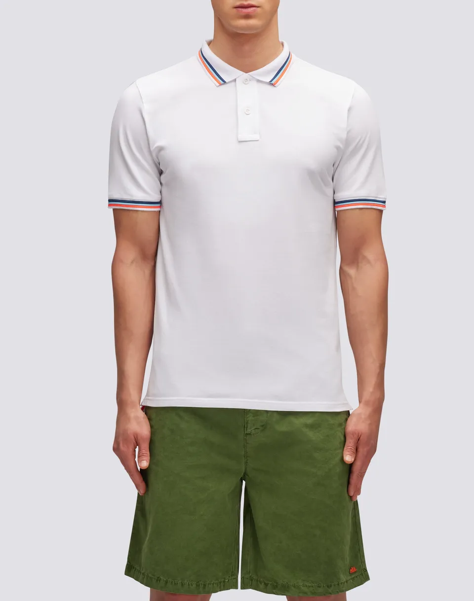 sundek-polo-uomo-brice-in-cotone-piquet-con-tricolor image 1