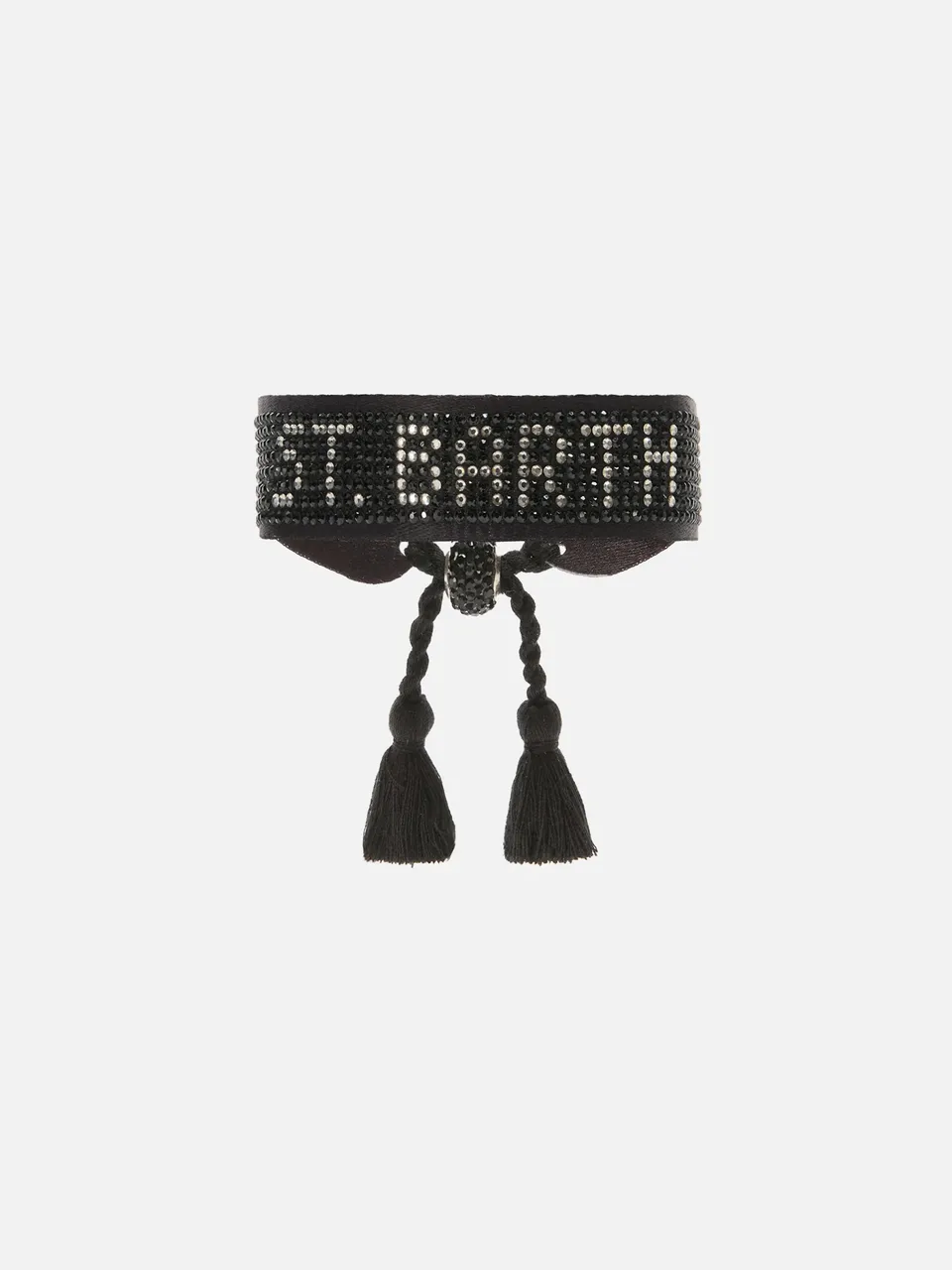 mc2-saint-barth-stbrace001-bracciale-tessuto-nero-lettering-perline image 1