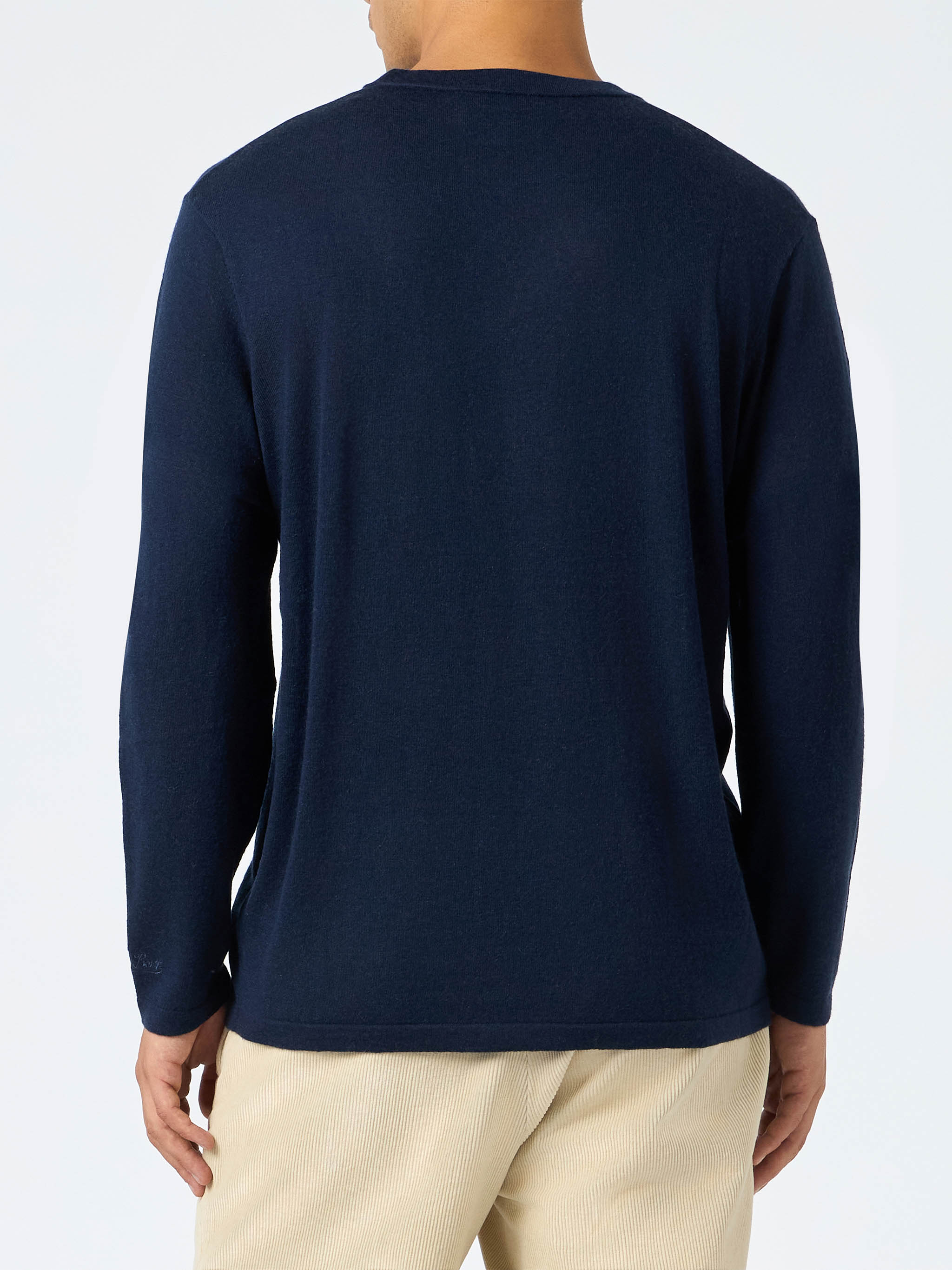 mc2-saint-barth-scott-t-shirt-in-lana-merino-e-cashmere-blu-navy-da-uomo image 3