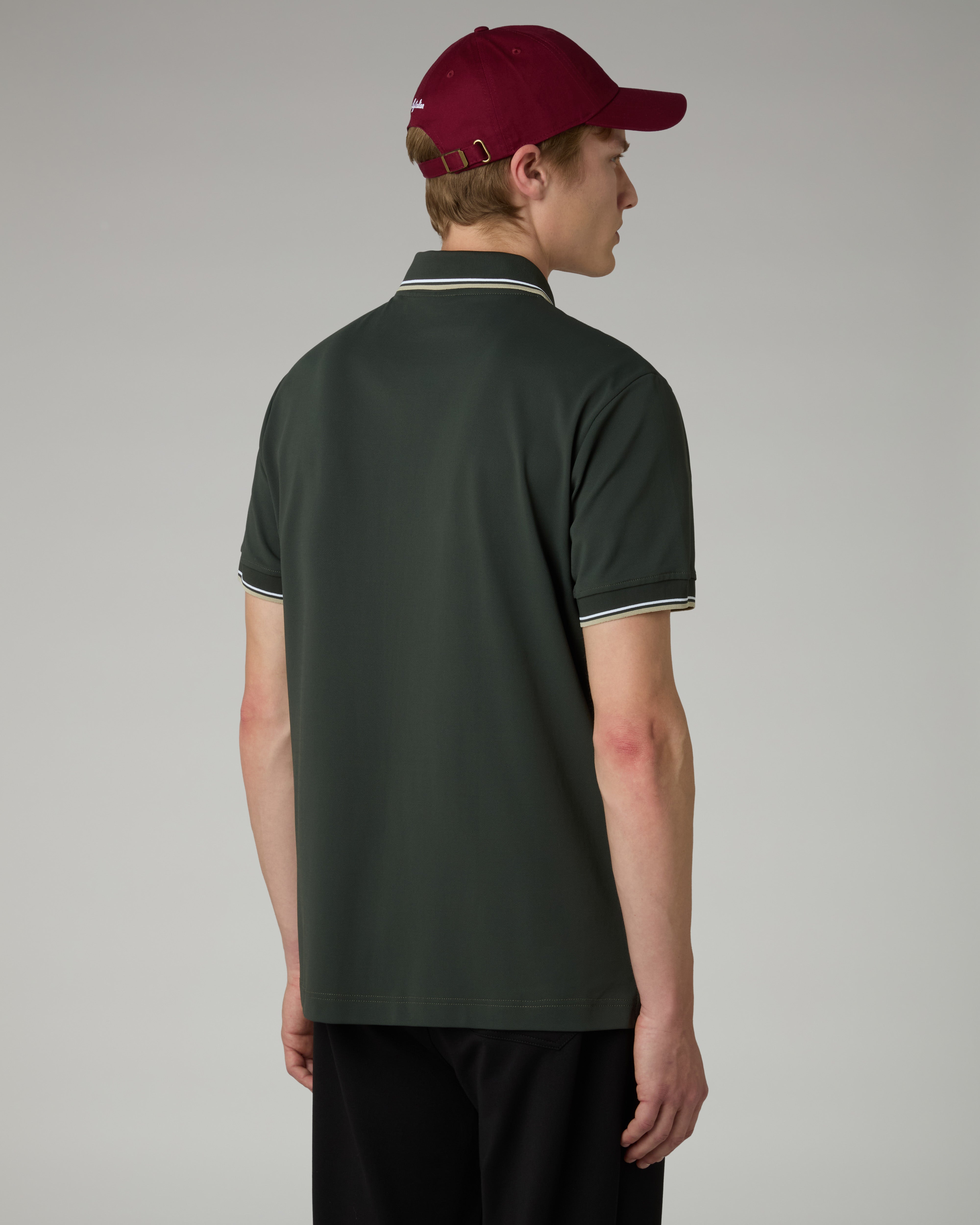 australian-2-stripes-polo-shirt-in-piquet-tecnico image 3