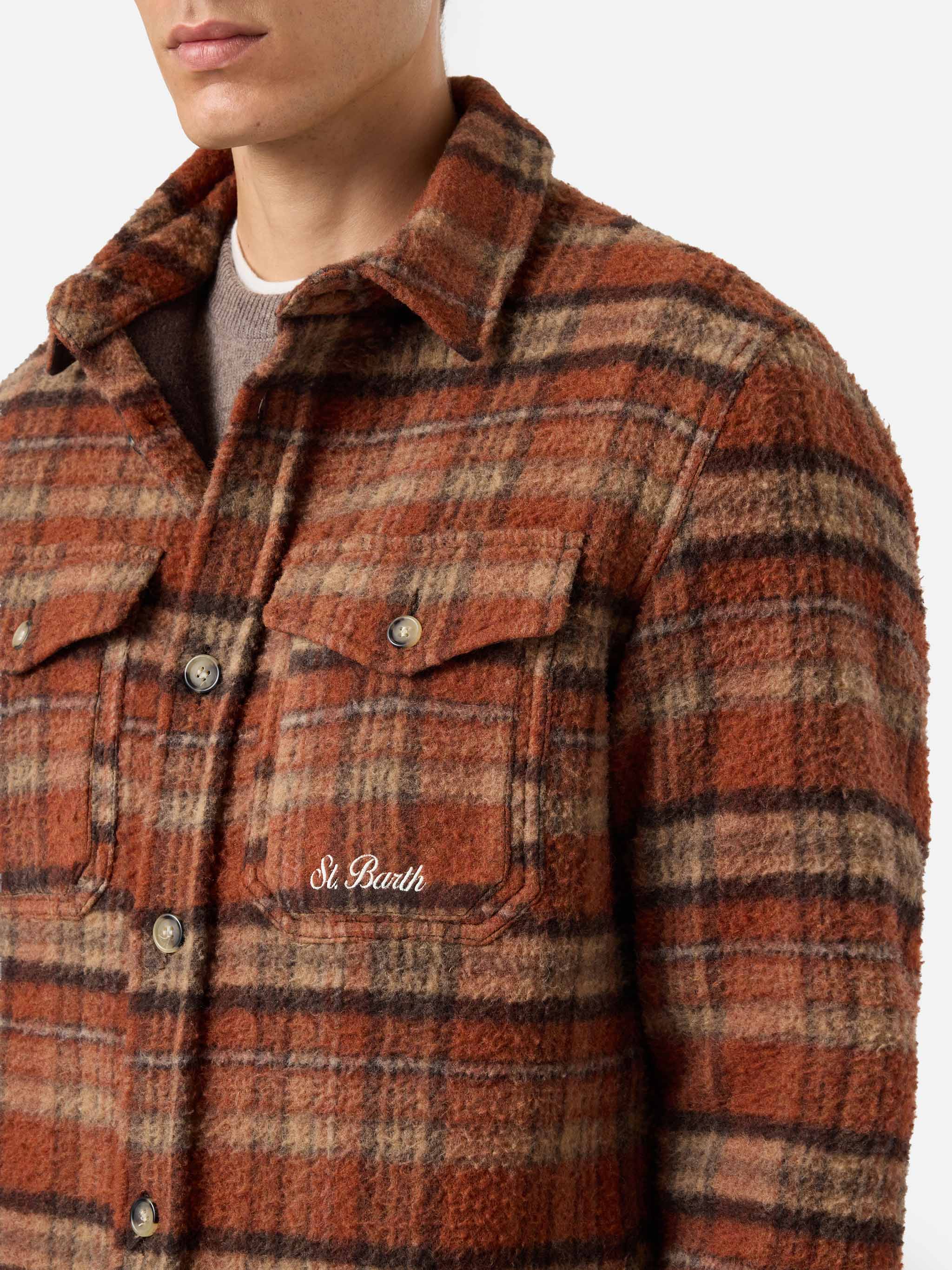 mc2-saint-barth-camicia-burton-casentino-marrone-con-tasche-applicate image 3