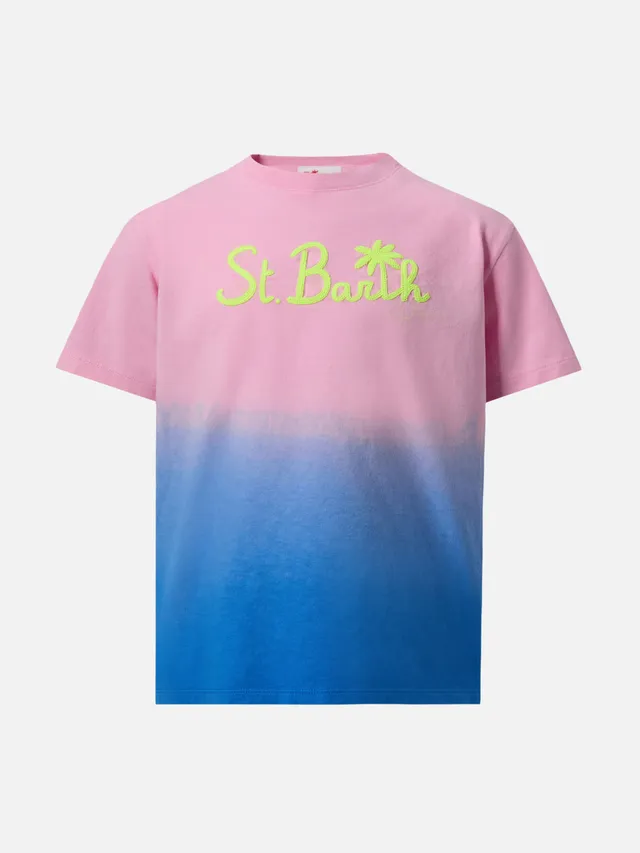 mc2-saint-barth-t-shirt-portofino-jr-in-cotone-organico-con-stampa-tie-dye image 1