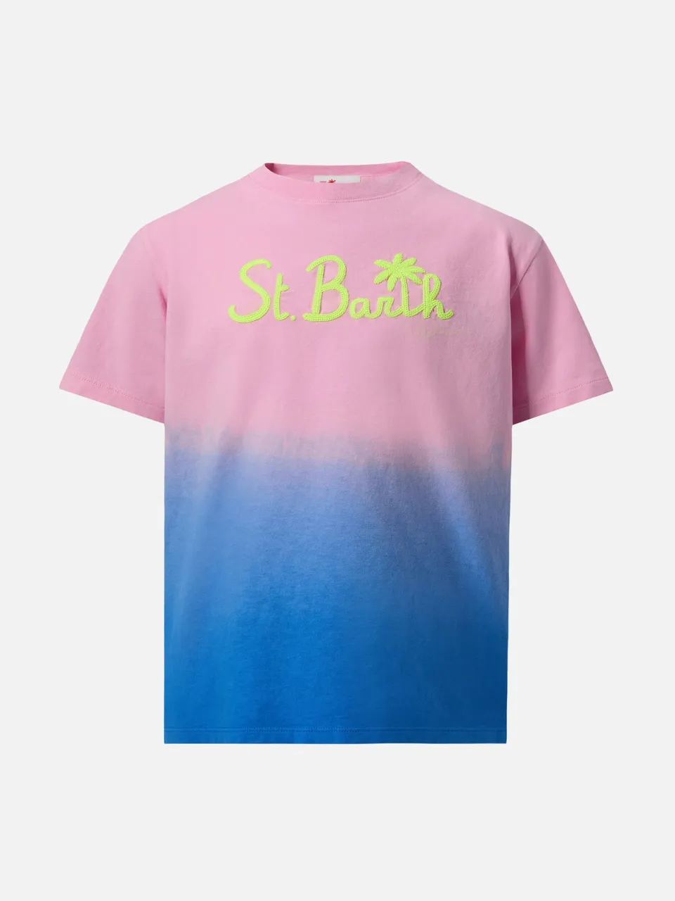 mc2-saint-barth-t-shirt-portofino-jr-in-cotone-organico-con-stampa-tie-dye image 1