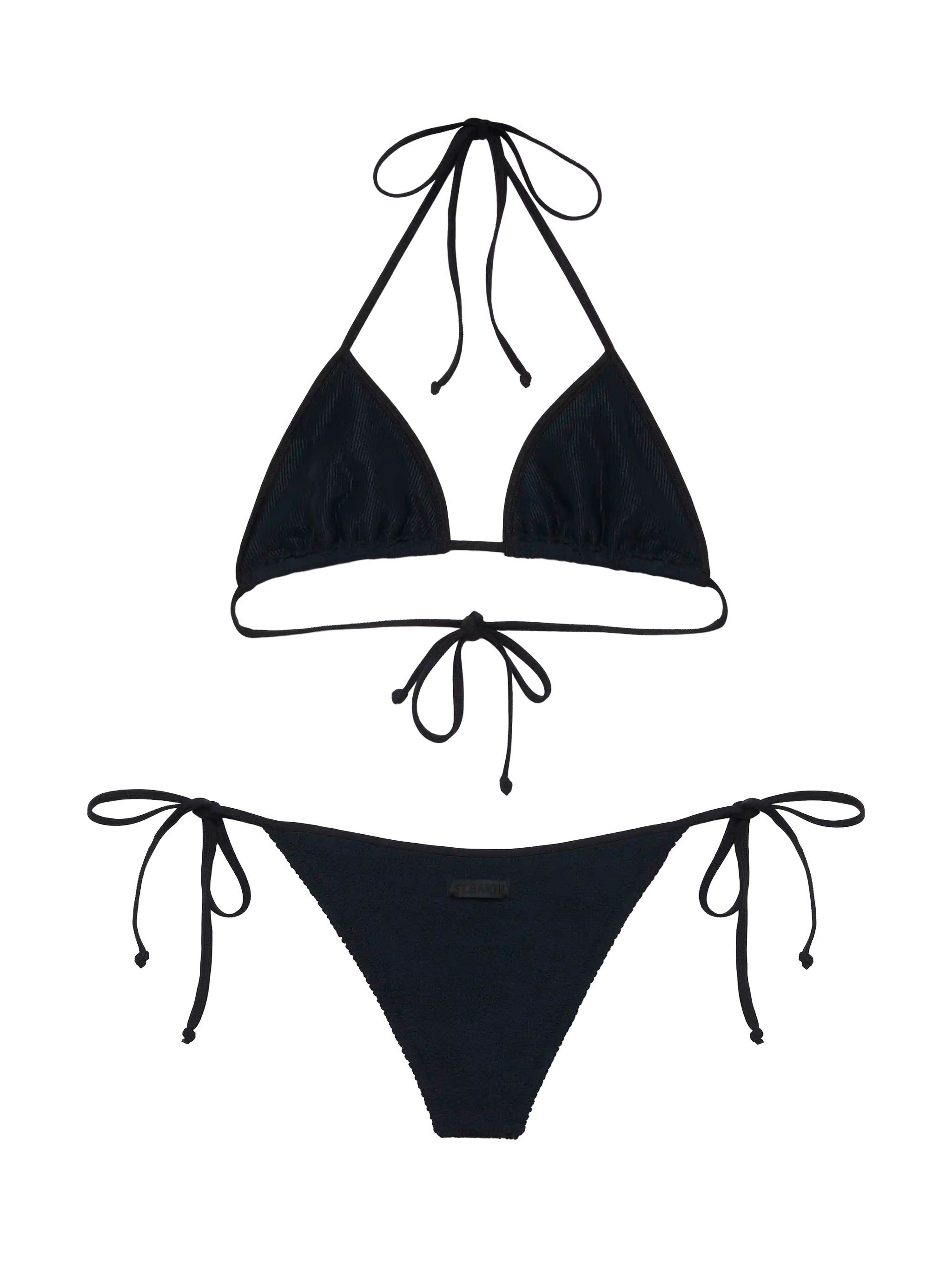 mc2-saint-barth-leah-marielle-bikini-triangolo-crinkle-nero-donna image 3