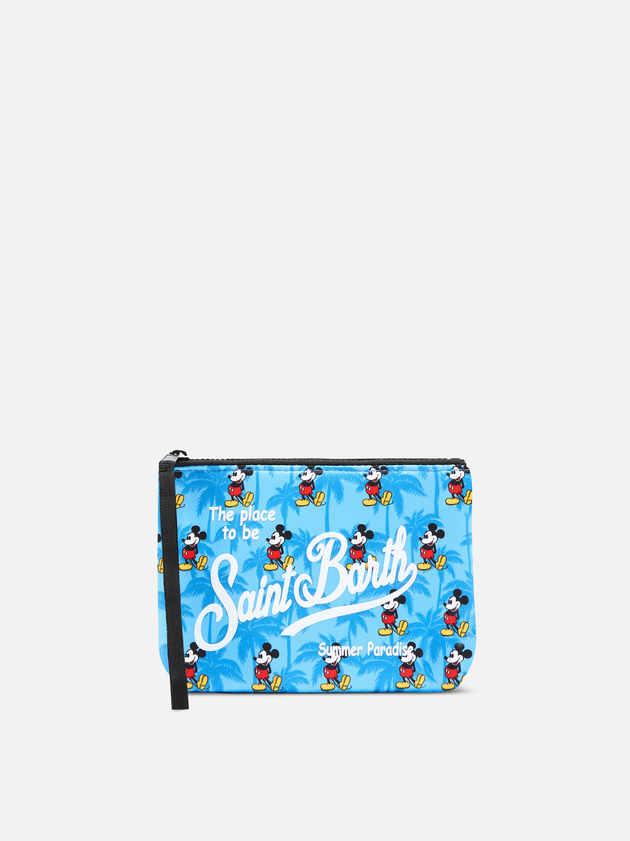 mc2-saint-barth-aline-pochette-in-scuba-mickey-palme-azzurro-disney-special-edit image 1