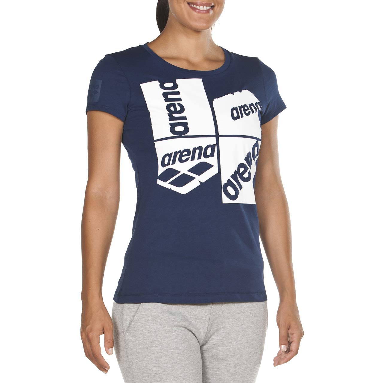 arena-essential-maglia-donna-girocollo image 3