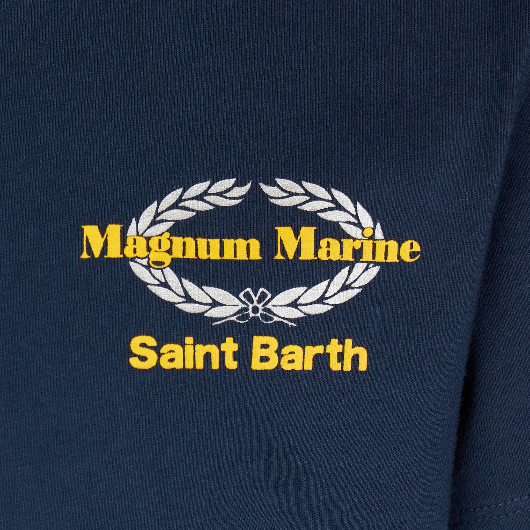 mc2-saint-barth-t-shirt-bambino-tsh0001-cotone-blu-stampa-magnum-marine-edizione image 2