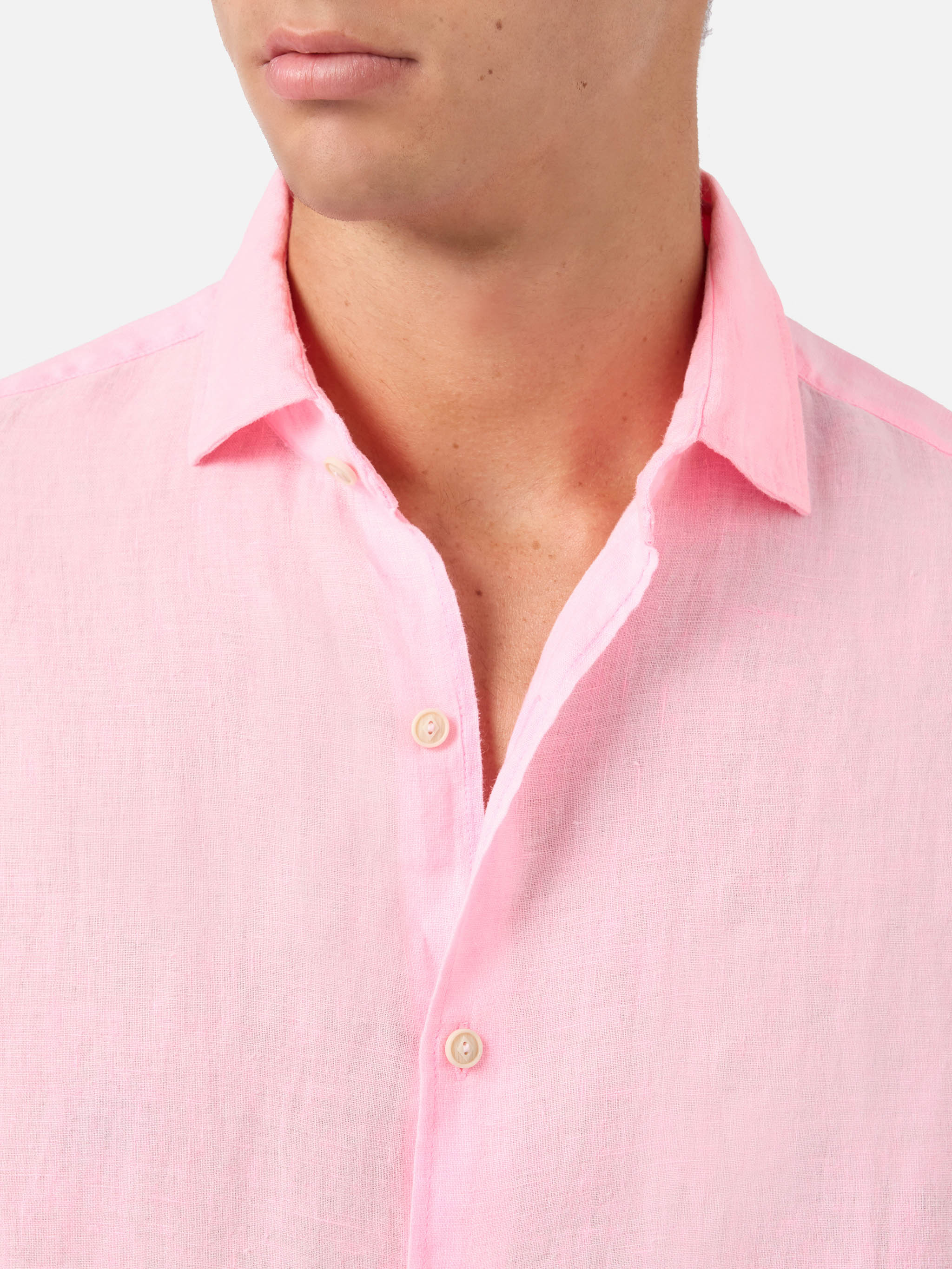 mc2-saint-barth-camicia-pamplona-uomo-in-lino-rosa-acquarello image 2