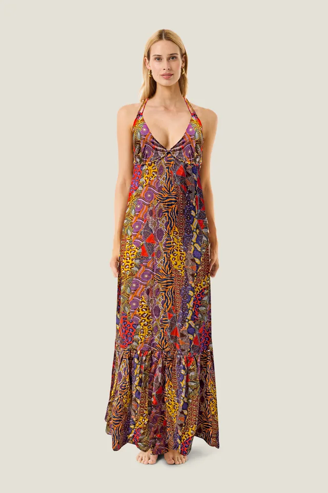 4giveness-abito-lungo-congo-cover-up-donna-african image 1