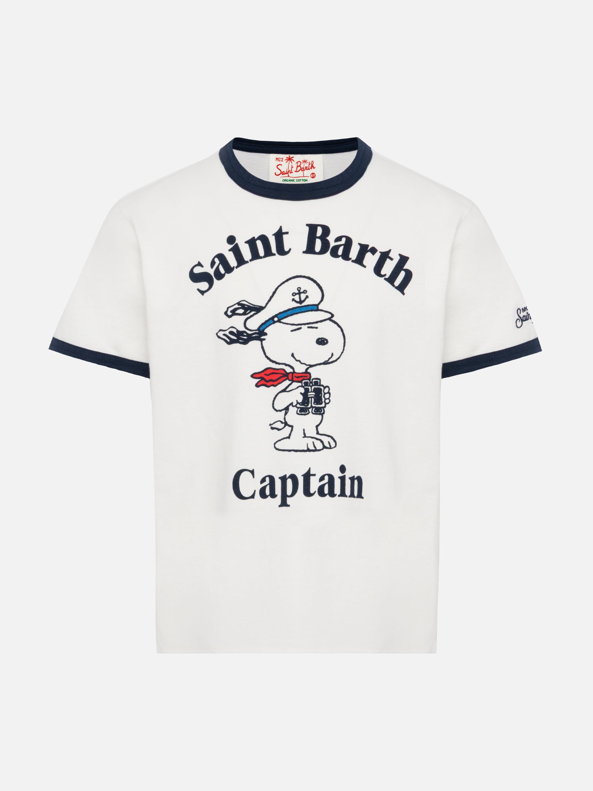 mc2-saint-barth-t-shirt-dean-jr-in-cotone-stampa-snoopy-peanuts-special-edition image 1