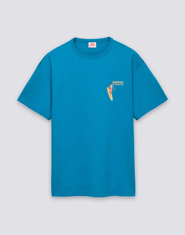 sundek-t-shirt-uomo-girocollo-stampa-e-ricamo-m242tejs800 image 1