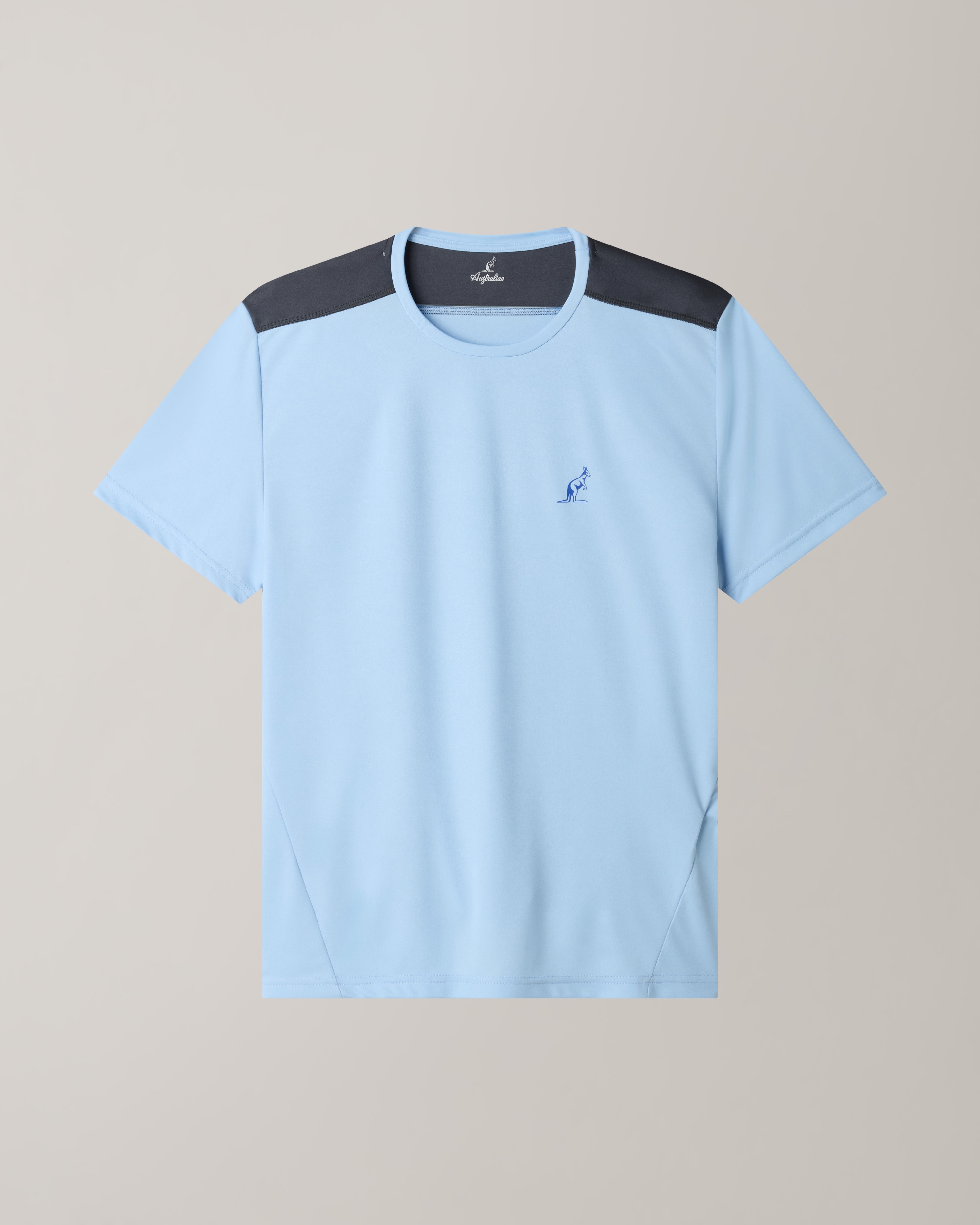 australian-court-t-shirt-t-shirt-tecnica-ace-azzurro-pastello-performance image 5