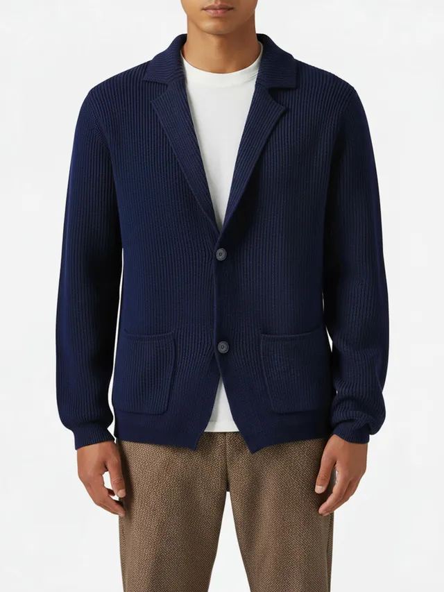 mc2-saint-barth-blazer-eaton-uomo-in-pura-lana-blu-notte image 1