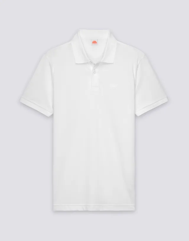 sundek-polo-uomo-in-cotone-piquet-con-colletto-e-polsini-rigati-m822plpk200 image 1