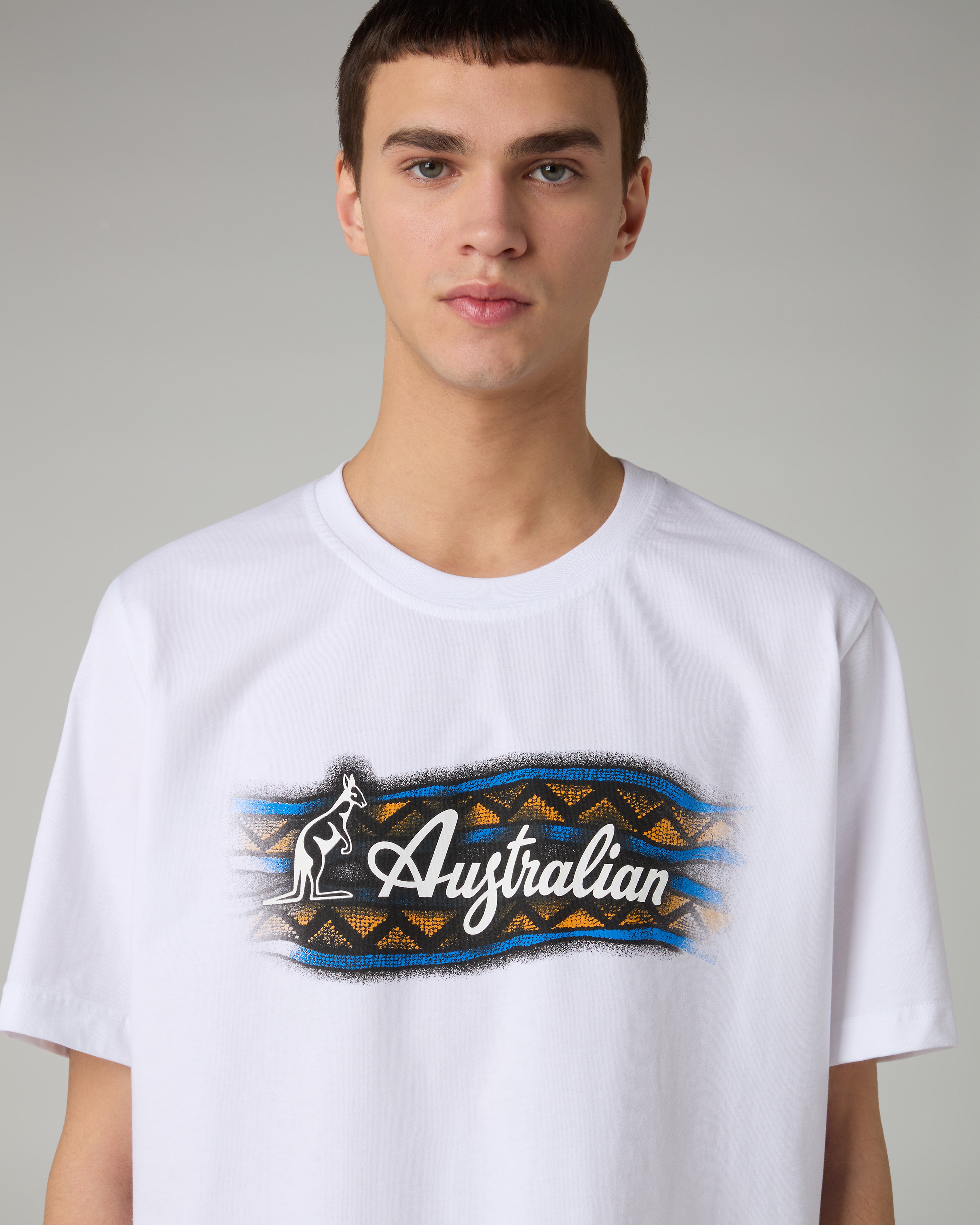 australian-mistero-cotton-t-shirt-t-shirt-regular-fit-con-stampa-serigrafica image 4