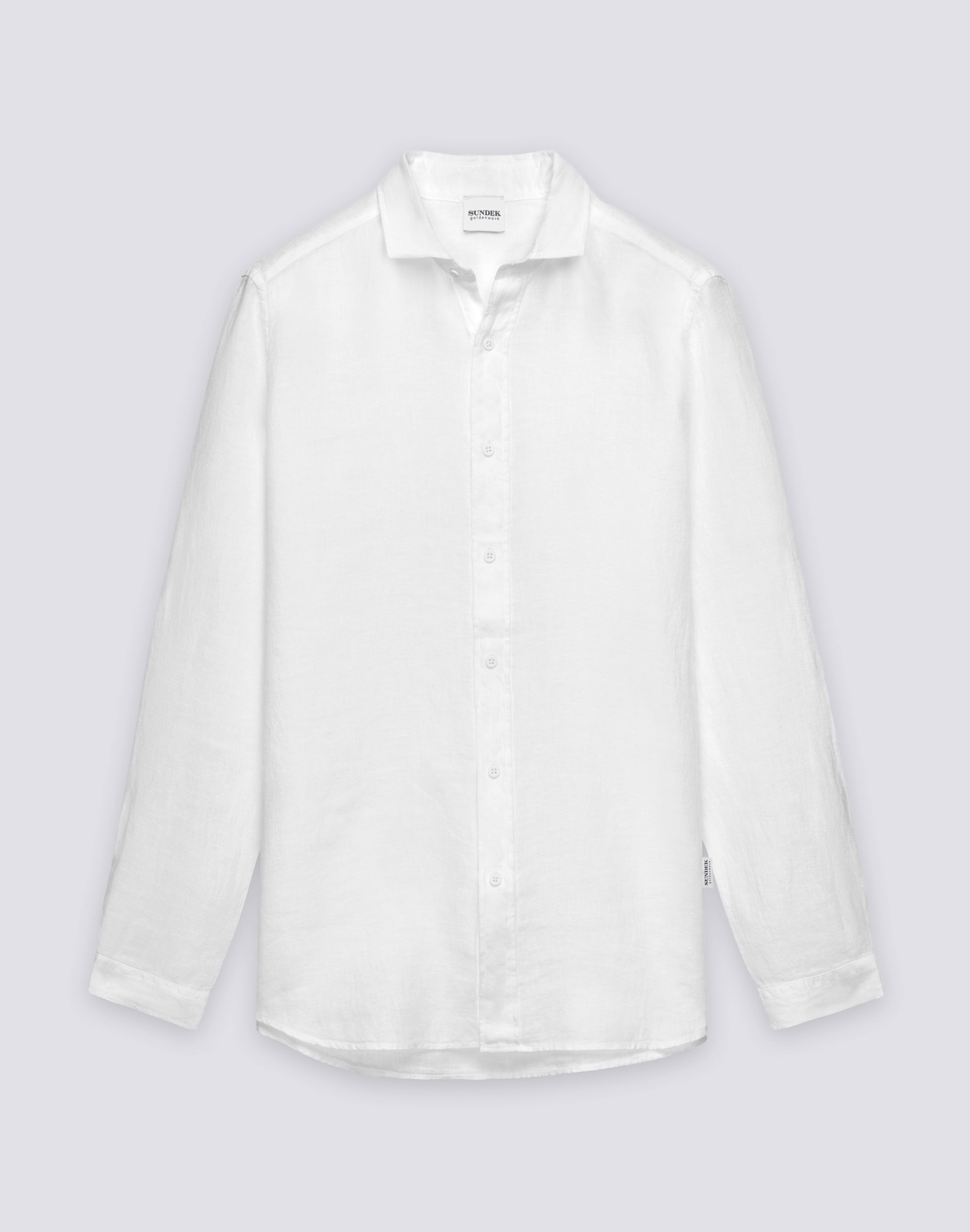 sundek-goldenwave-camicia-uomo-in-lino-tinto-capo image 1