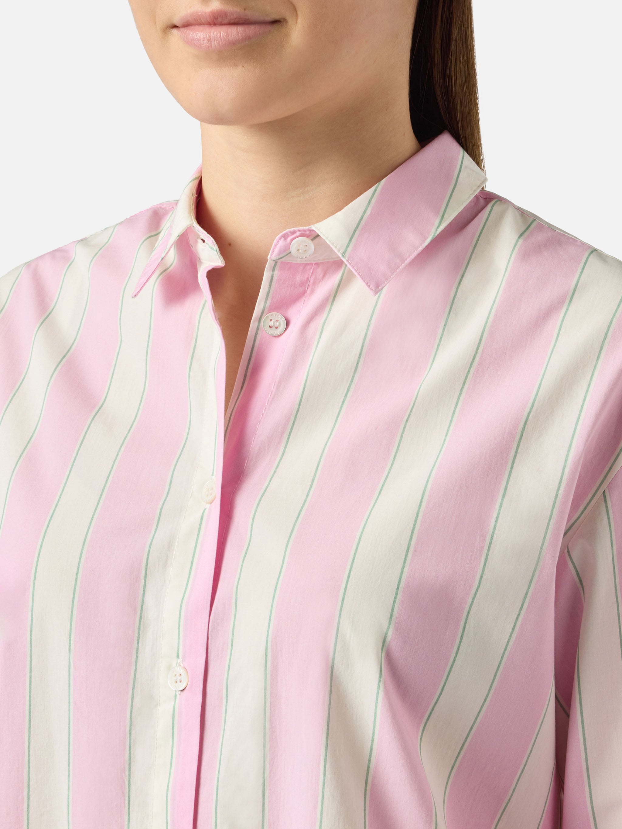 mc2-saint-barth-camicia-brigitte-brig001-donna-in-cotone-a-righe-rosa-con-ricamo image 3