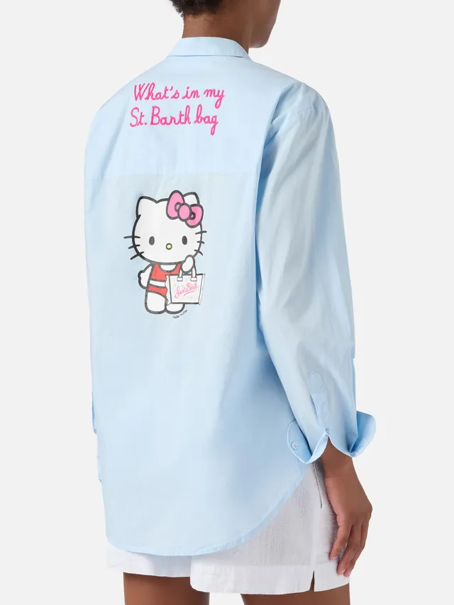 mc2-saint-barth-camicia-brigitte-azzurra-con-stampa-hello-kitty-special-edition image 1