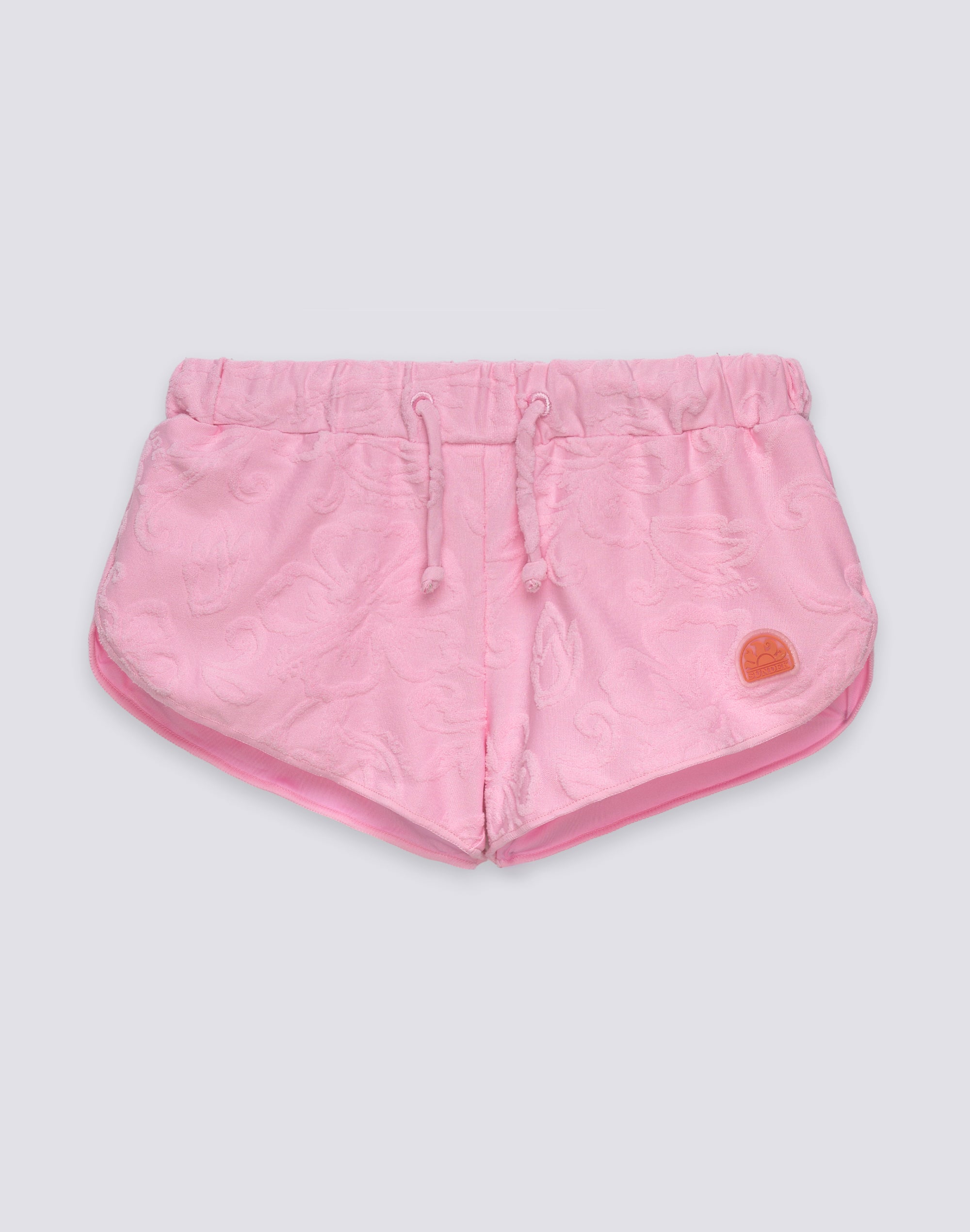 sundek-mini-hayworth-costume-bambina-a-pantaloncino-in-spugna-jacquard image 1
