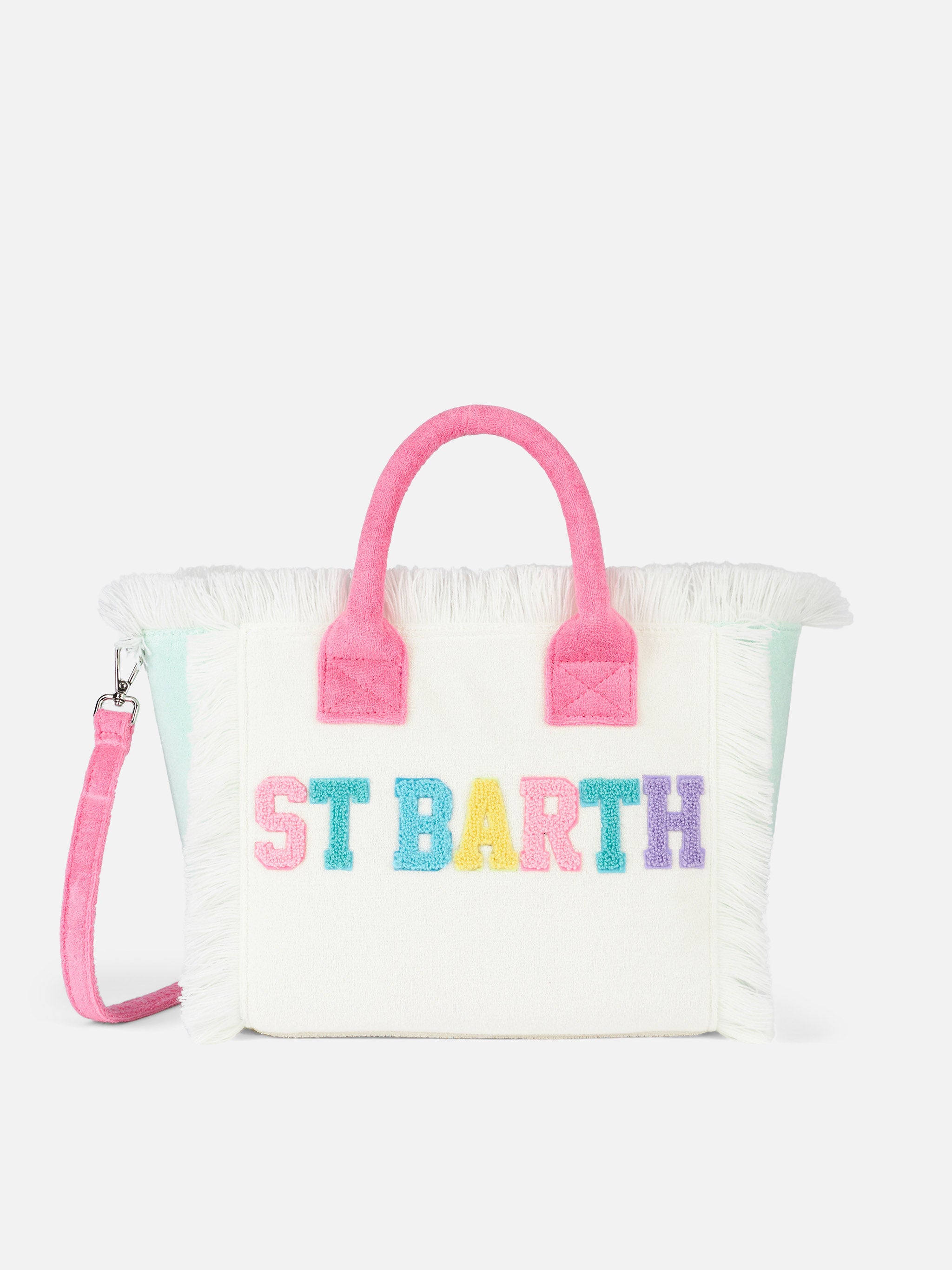 mc2-saint-barth-colette-sponge-borsa-a-mano-spugna-multicolore-patch image 1