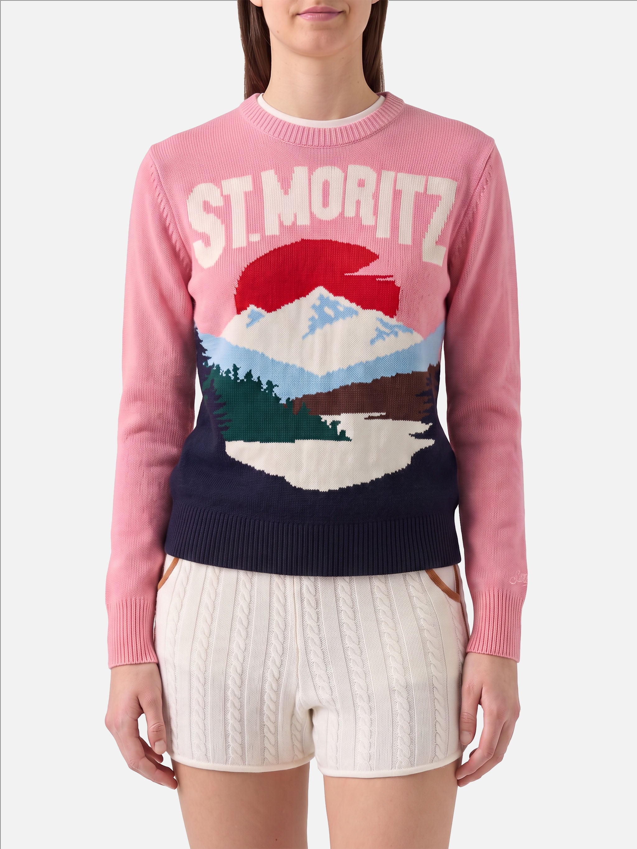 mc2-saint-barth-maglione-new-queen-con-stampa-st-moritz-girocollo-da-donna image 1