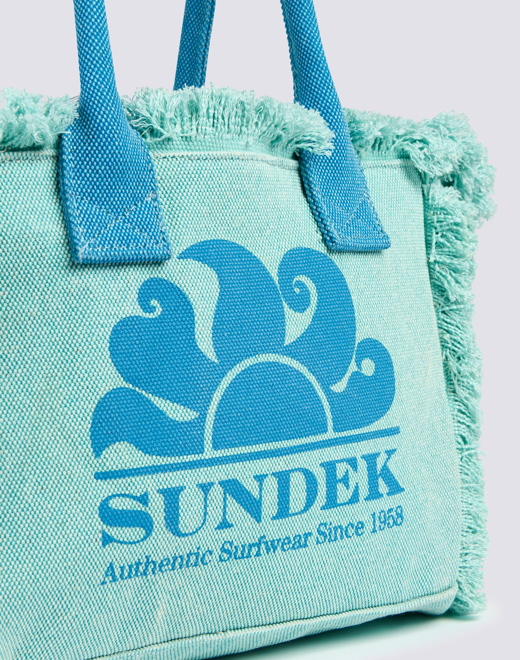 sundek-tote-bag-regular-donna-effetto-stone-washed-con-zip image 3