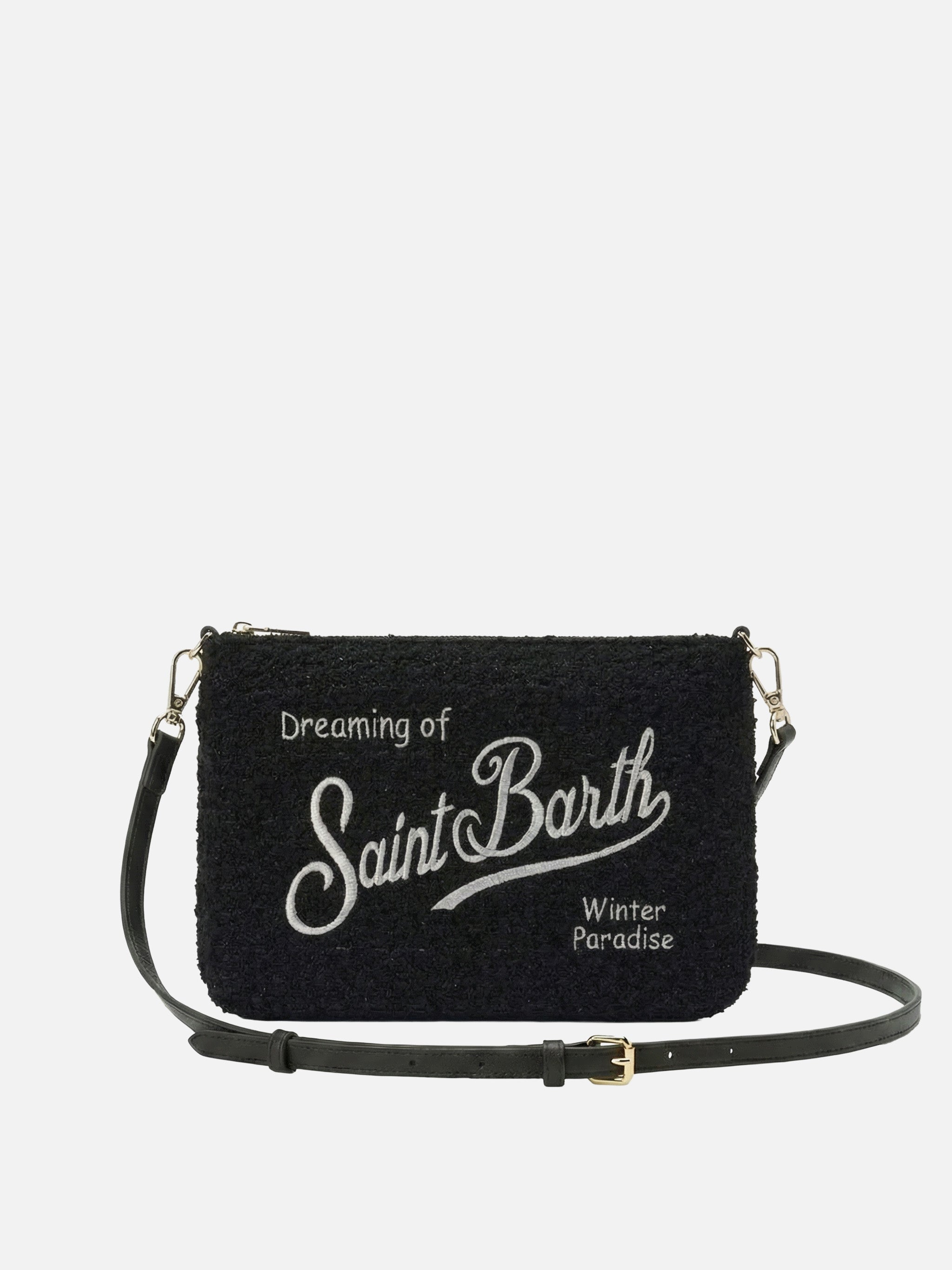 mc2-saint-barth-borsa-crossbody-parisienne-tweed-nera image 1