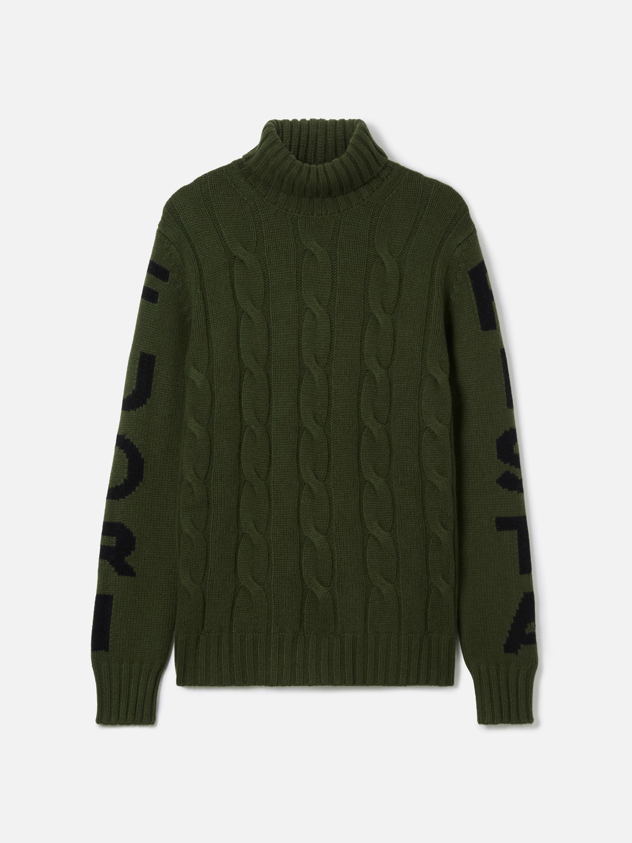 mc2-saint-barth-maglia-fisherman-uomo-collo-alto-jacquard-fuori-pista-verde-mili image 5