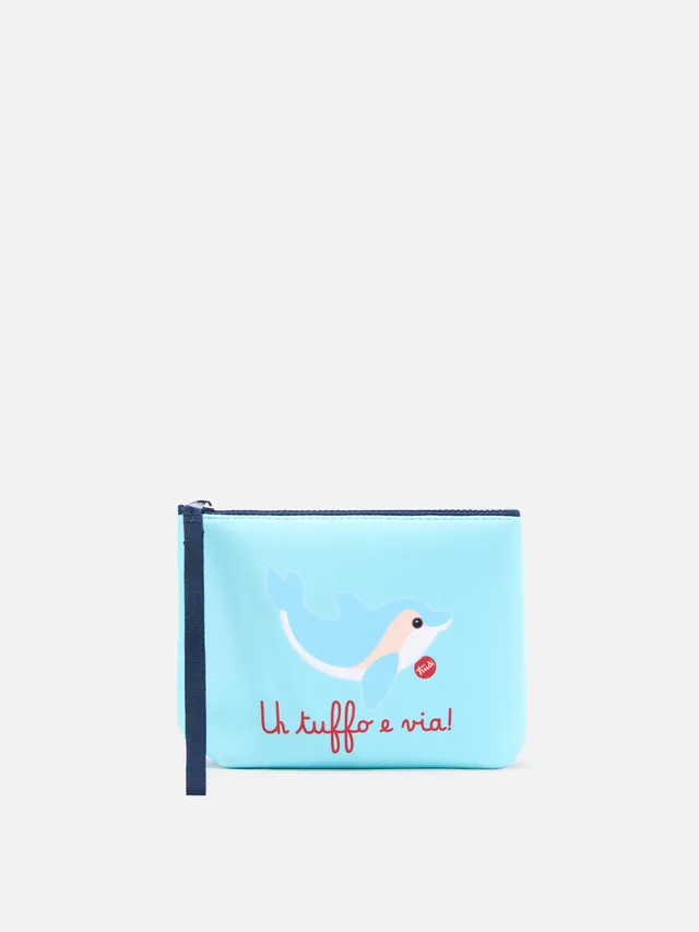 mc2-saint-barth-pochette-aline-in-tessuto-scuba-stampa-delfino-un-tuffo-e-via-sp image 1