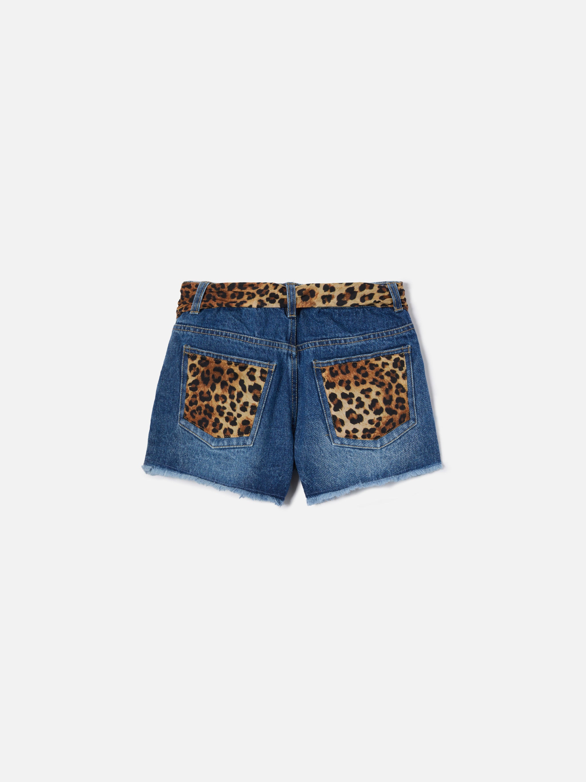 mc2-saint-barth-short-kiko-jr-bambina-denim-leopardato-blu image 3