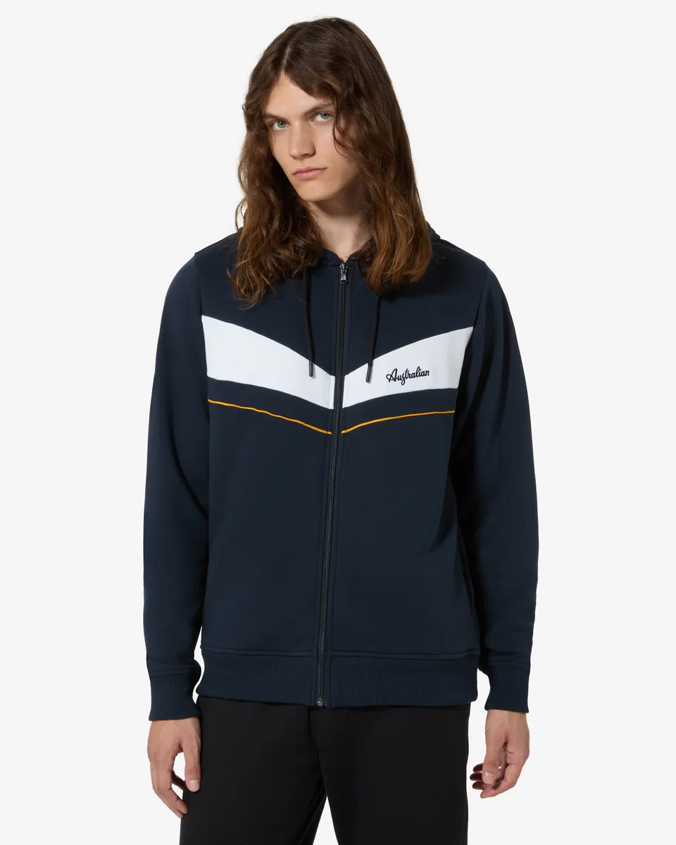 australian-raw-pink-track-jacket-giacca-felpa-con-cappuccio image 1