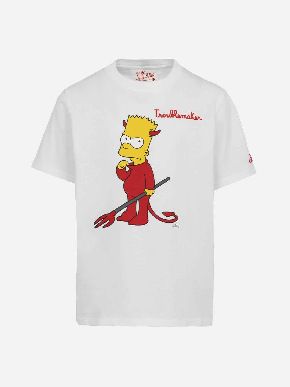mc2-saint-barth-t-shirt-da-bambino-in-cotone-con-stampa-e-ricamo-bart-l-edizione image 1