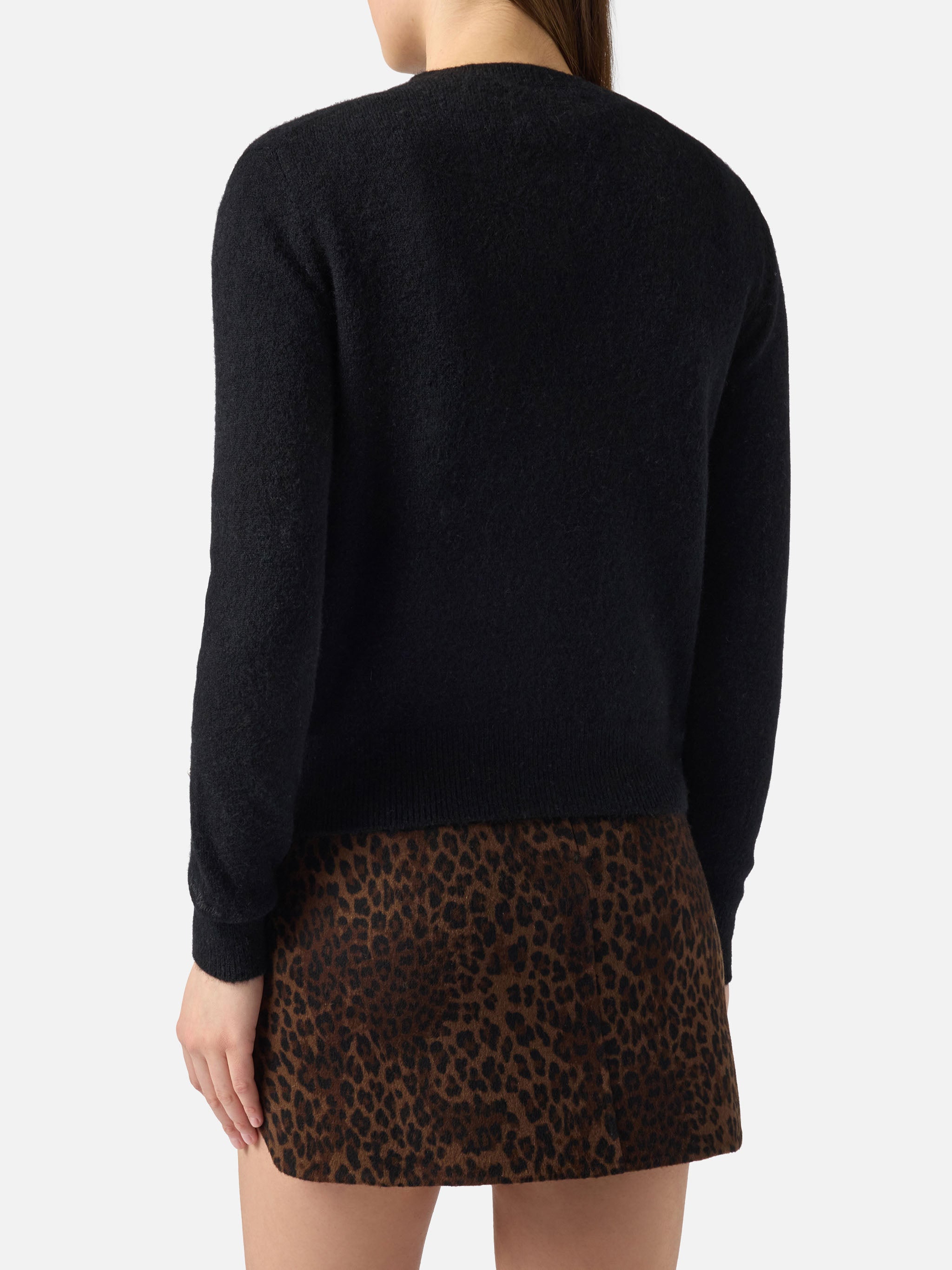 mc2-saint-barth-bellamy-cardigan-donna-nero-con-strass image 3