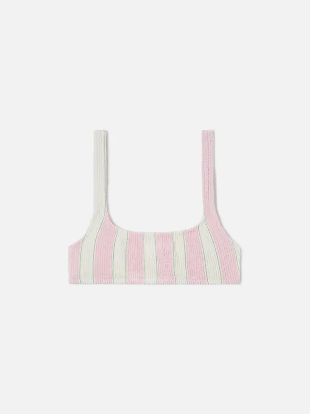mc2-saint-barth-elise-slip-mare-donna-crinkle-a-righe-rosa-e-bianco image 1