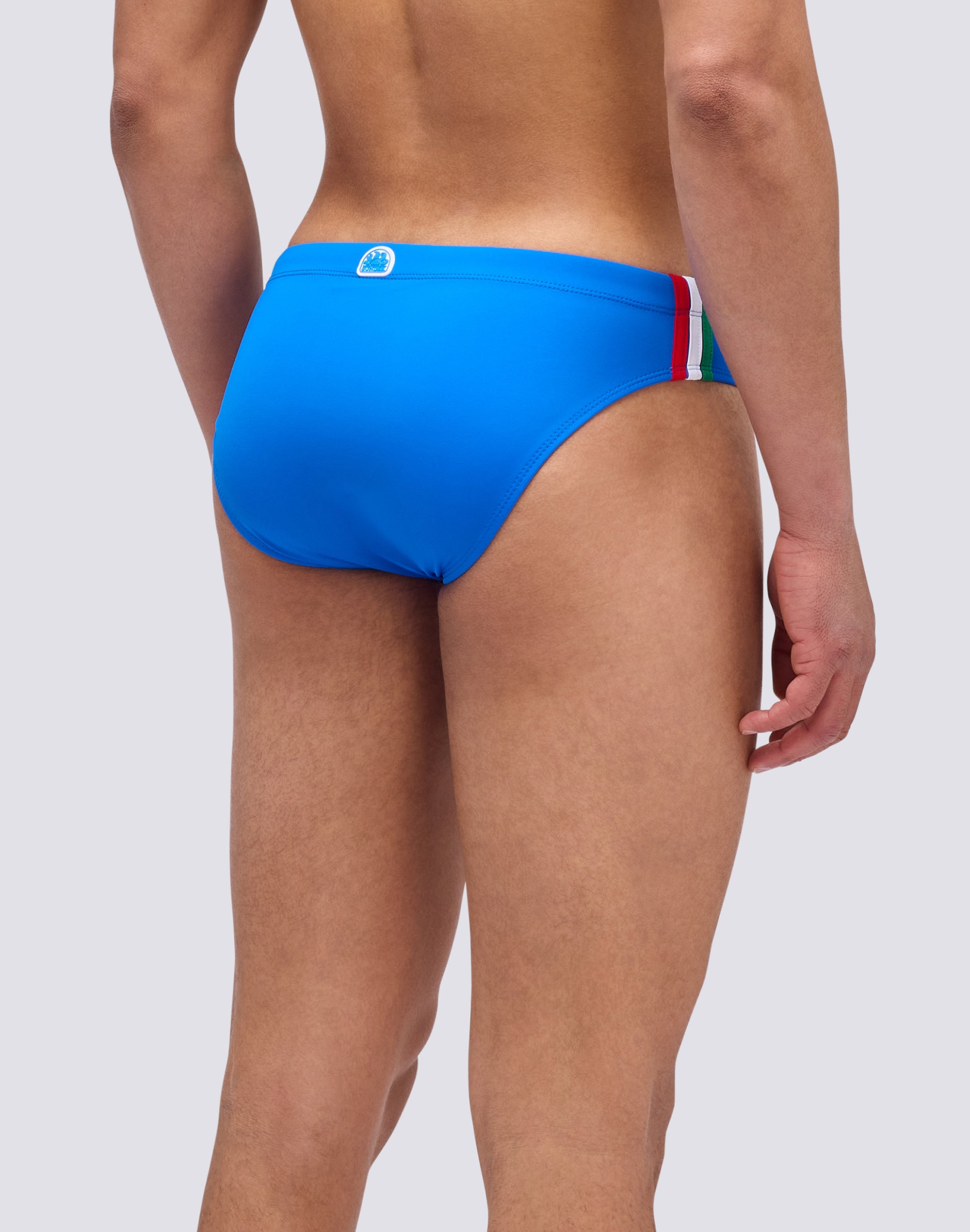 sundek-m287ssl3000-slip-mare-uomo-sax-tinta-unita-con-bande-laterali image 2